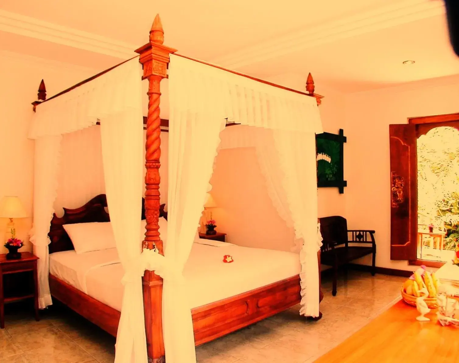 Bed in Sahadewa Resort & Spa Bed in Sahadewa Resort & Spa
