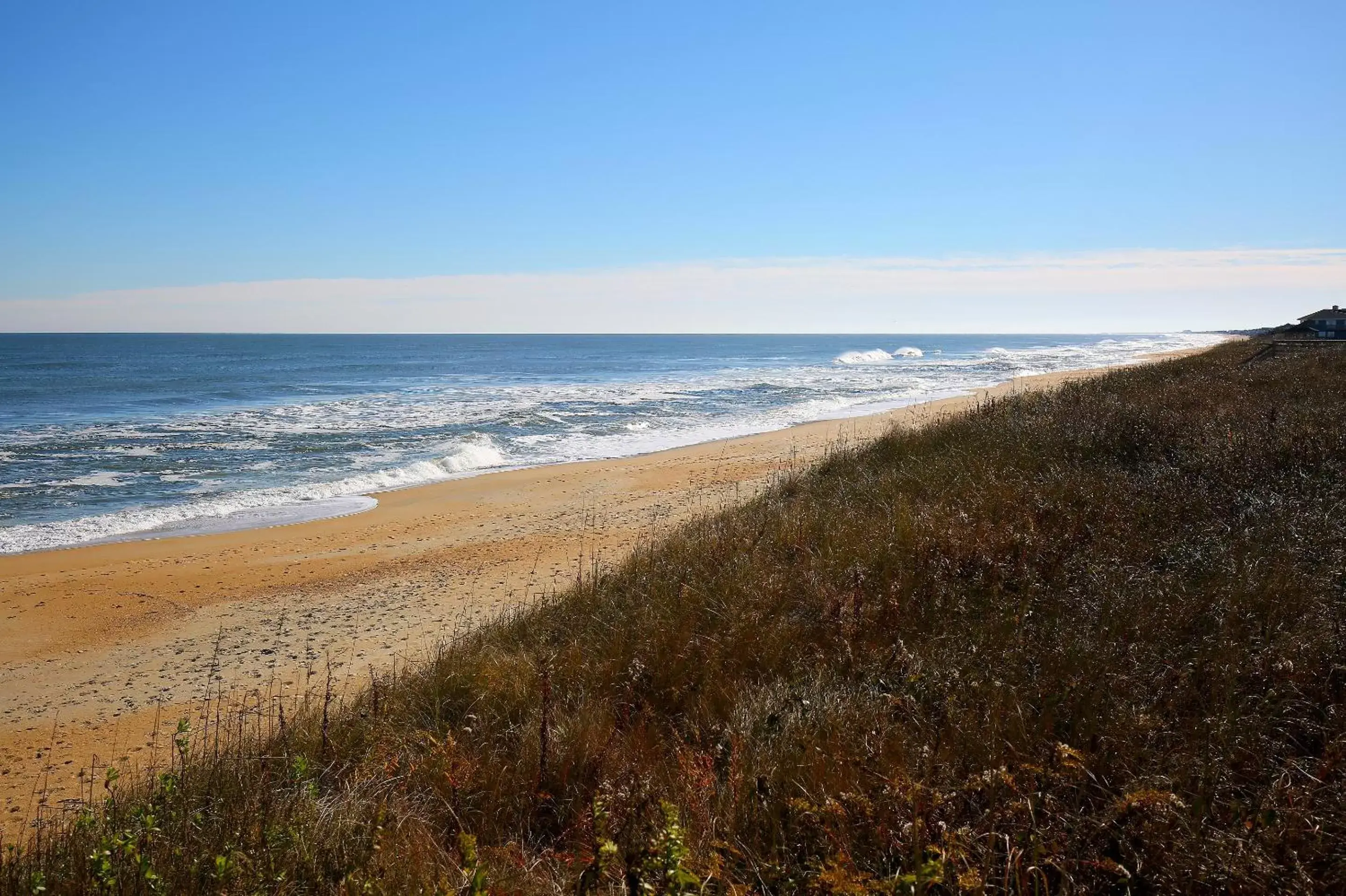 Beach in Barrier Island Station, a VRI resort