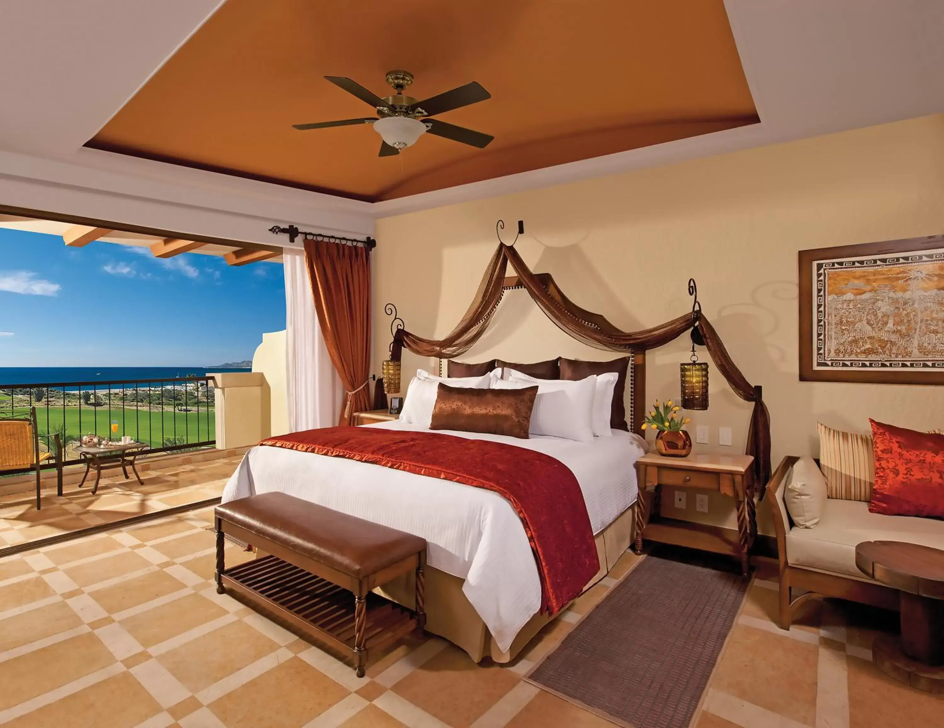 Bedroom, Bed in Secrets Puerto Los Cabos Golf & Spa18+
