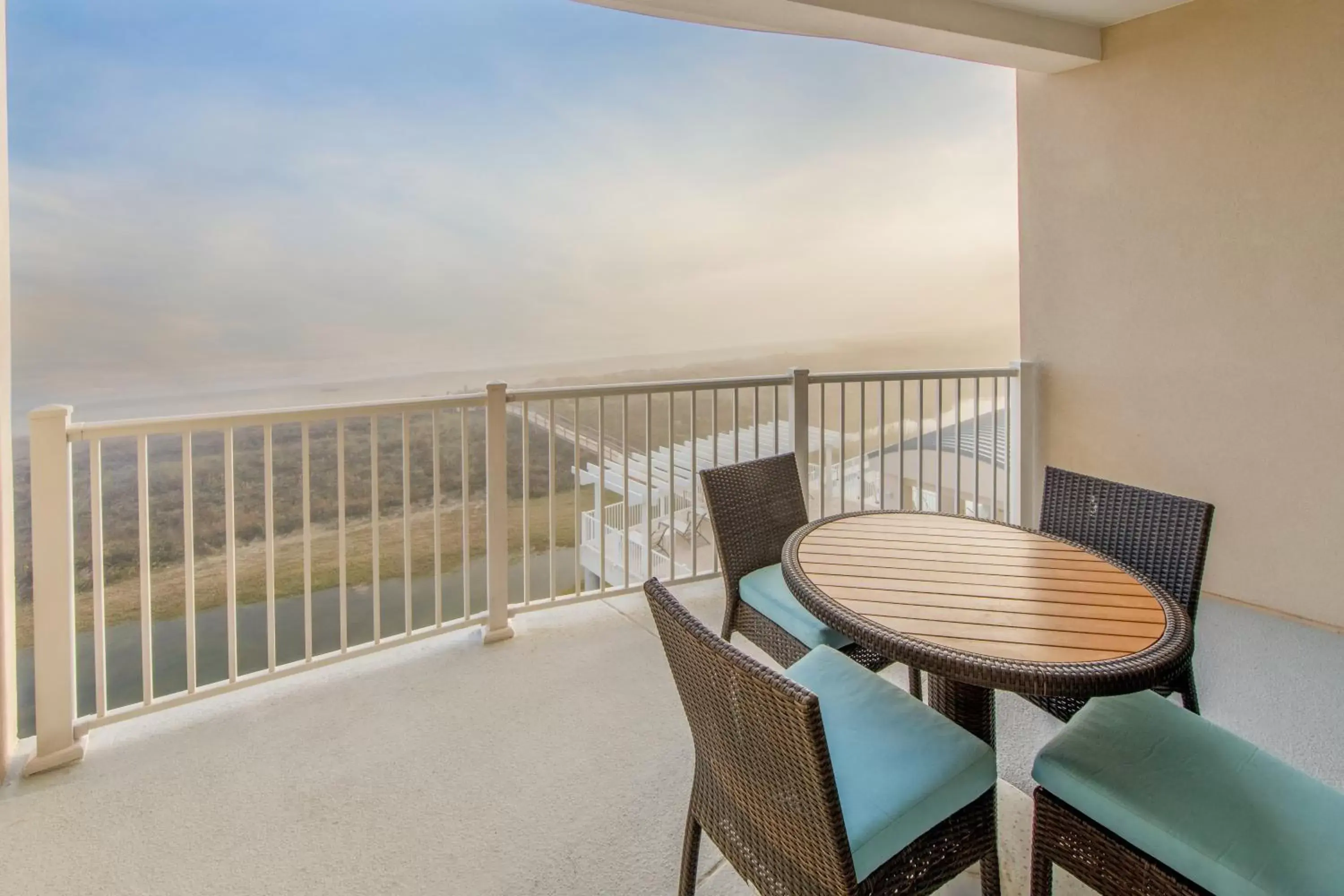 Photo of the whole room, Balcony/Terrace in Holiday Inn Club Vacations Galveston Seaside Resort, an IHG Hotel