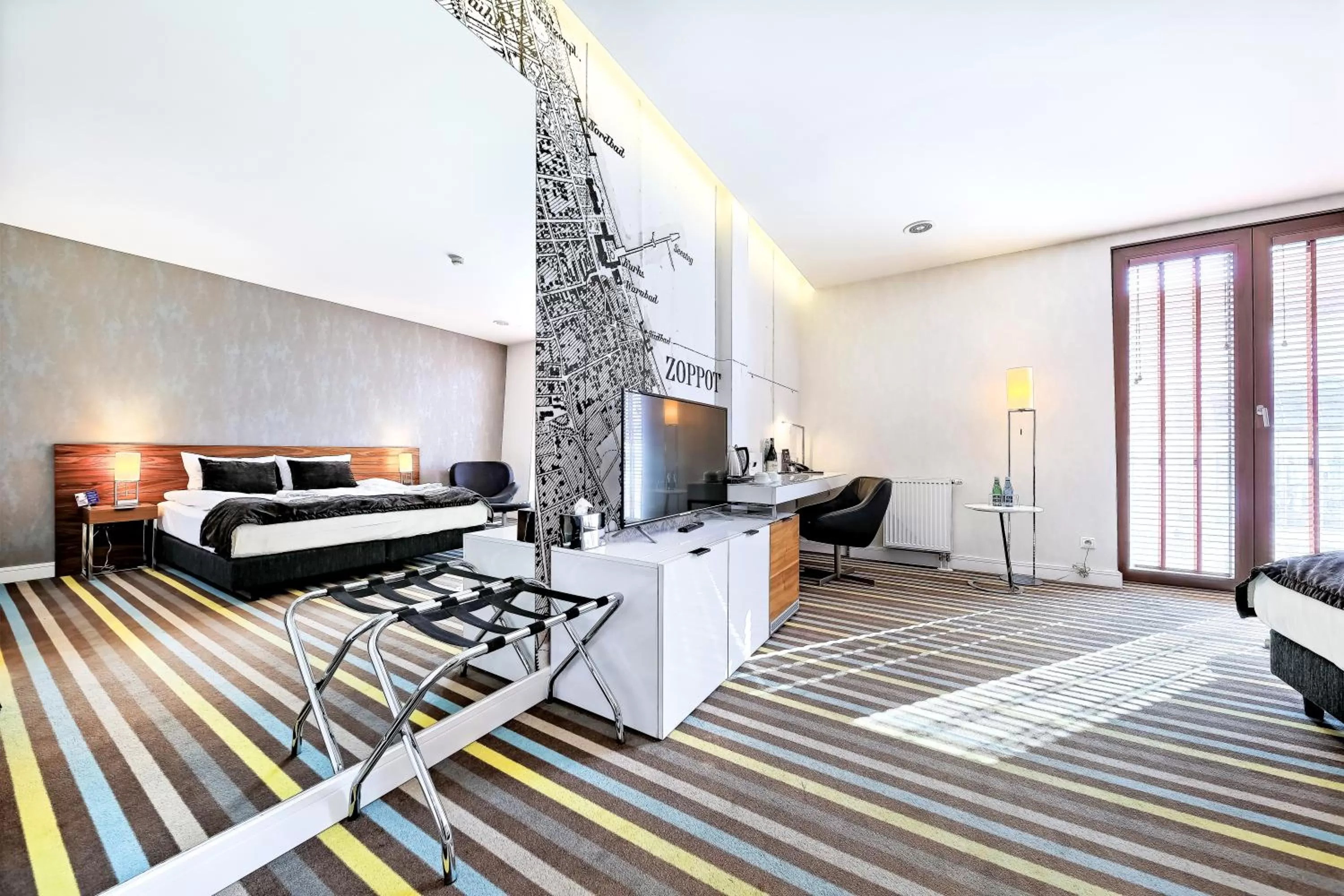 Bed in Bayjonn Boutique Hotel