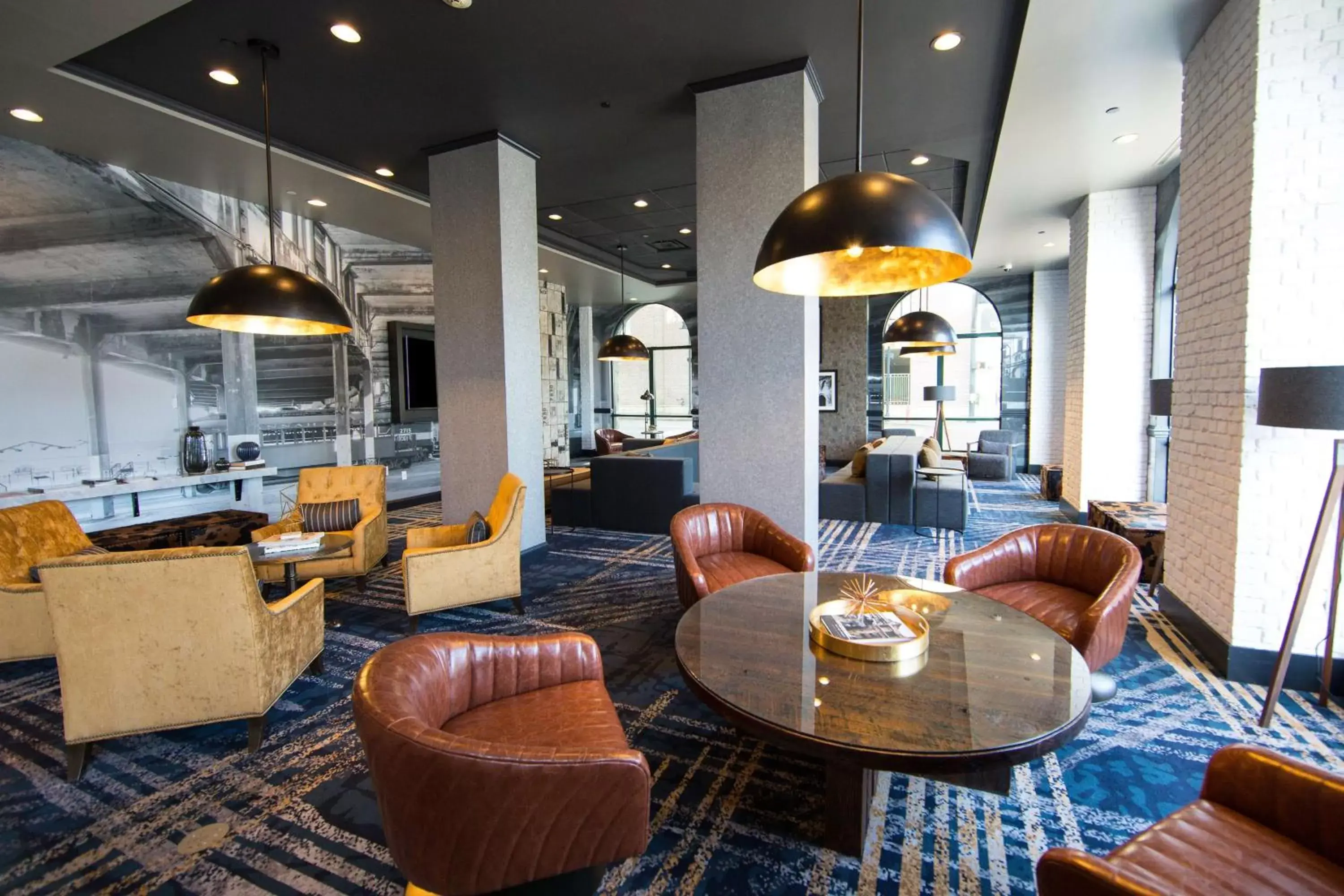 Lobby or reception, Lounge/Bar in Hilton Garden Inn Savannah Historic District