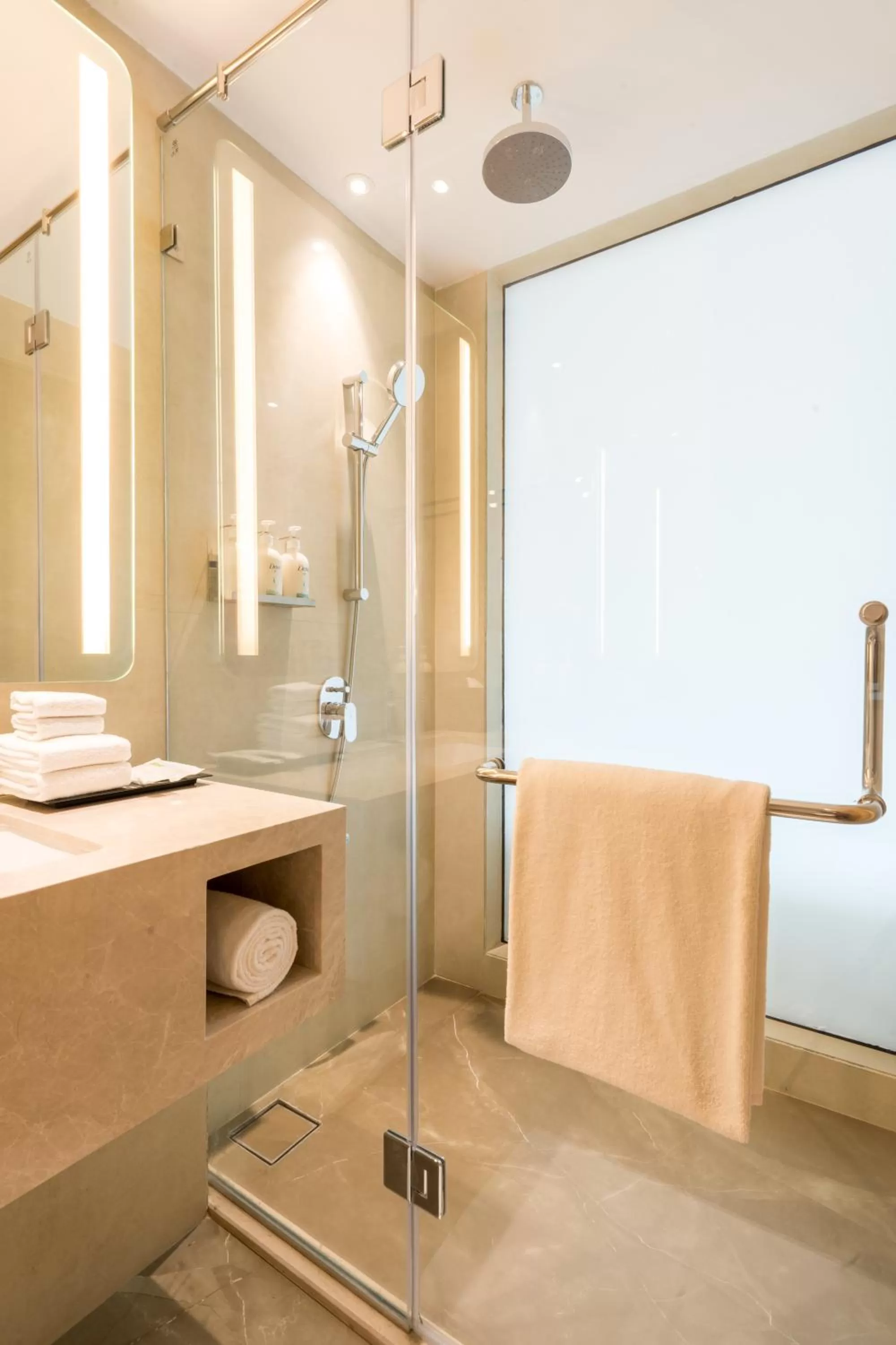 Shower in Holiday Inn Lucknow Airport by IHG