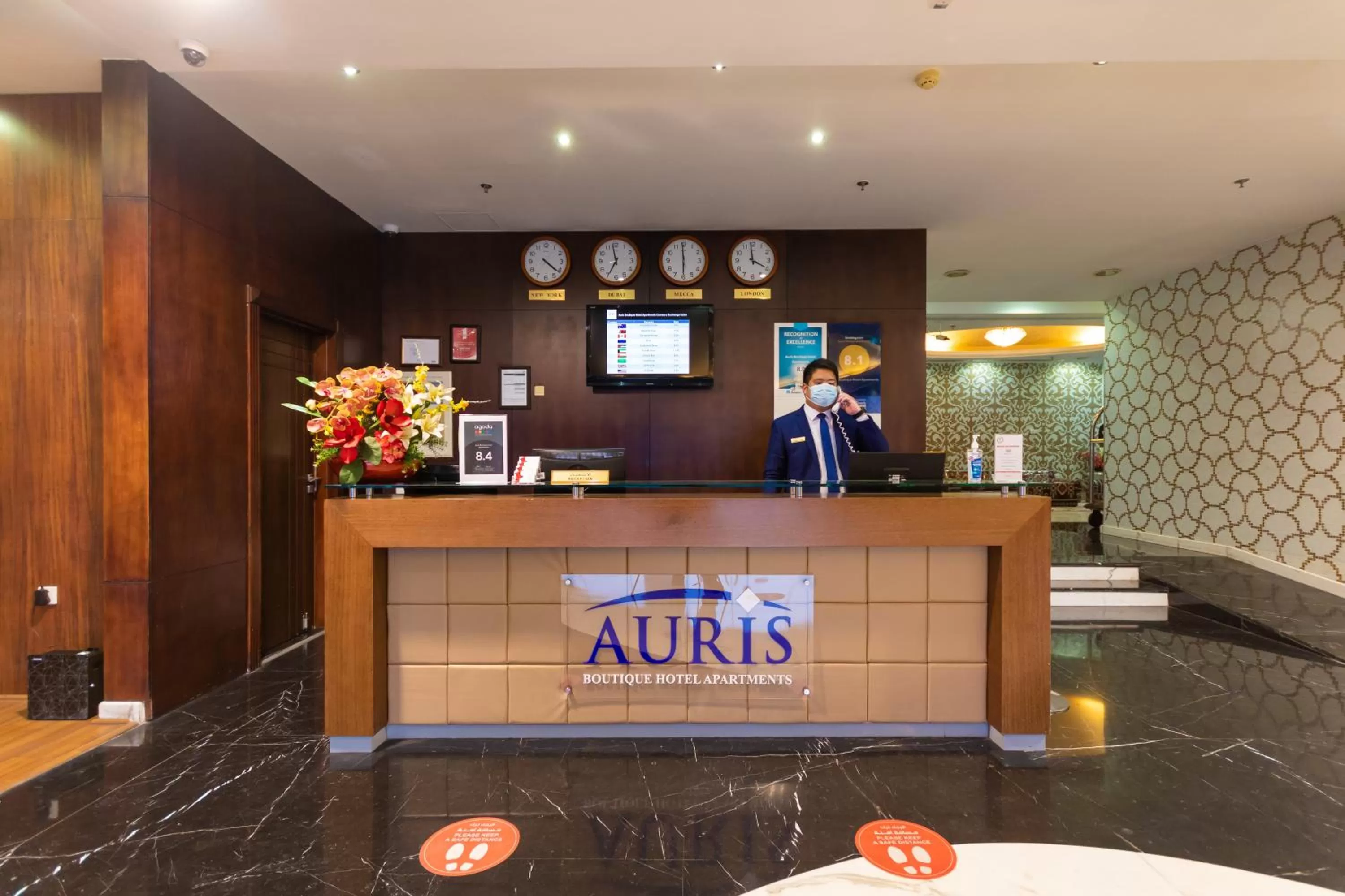Lobby or reception in Auris Boutique Hotel Apartments, Al Barsha - At The Mall