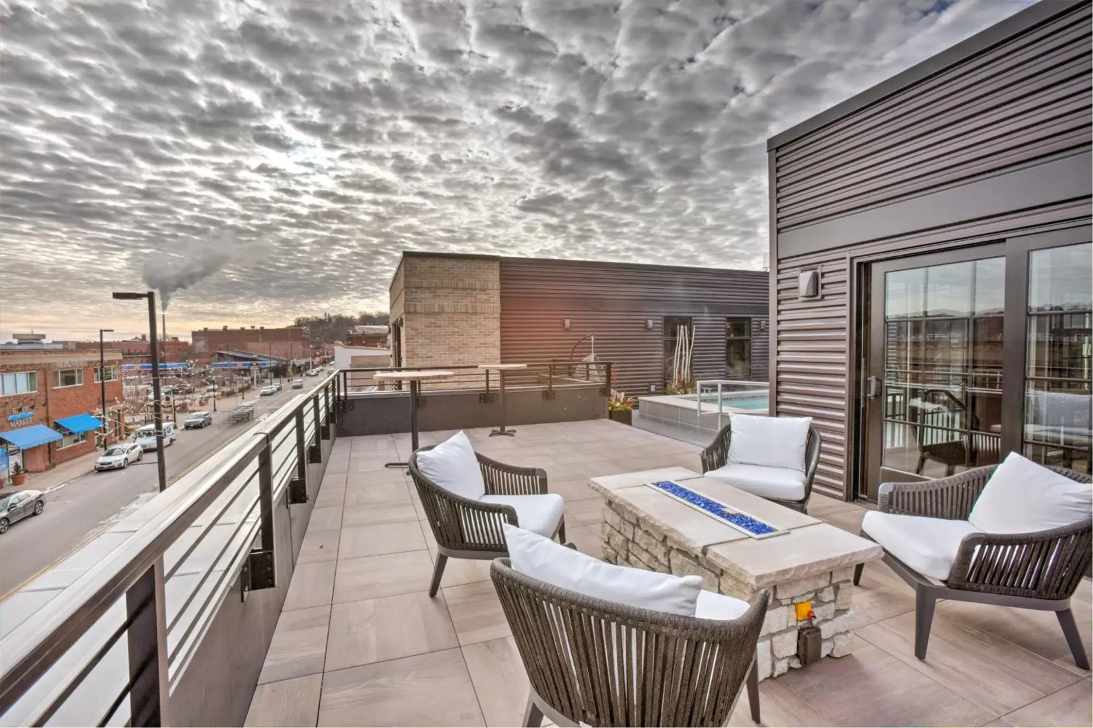 Balcony/Terrace in Hotel Crosby