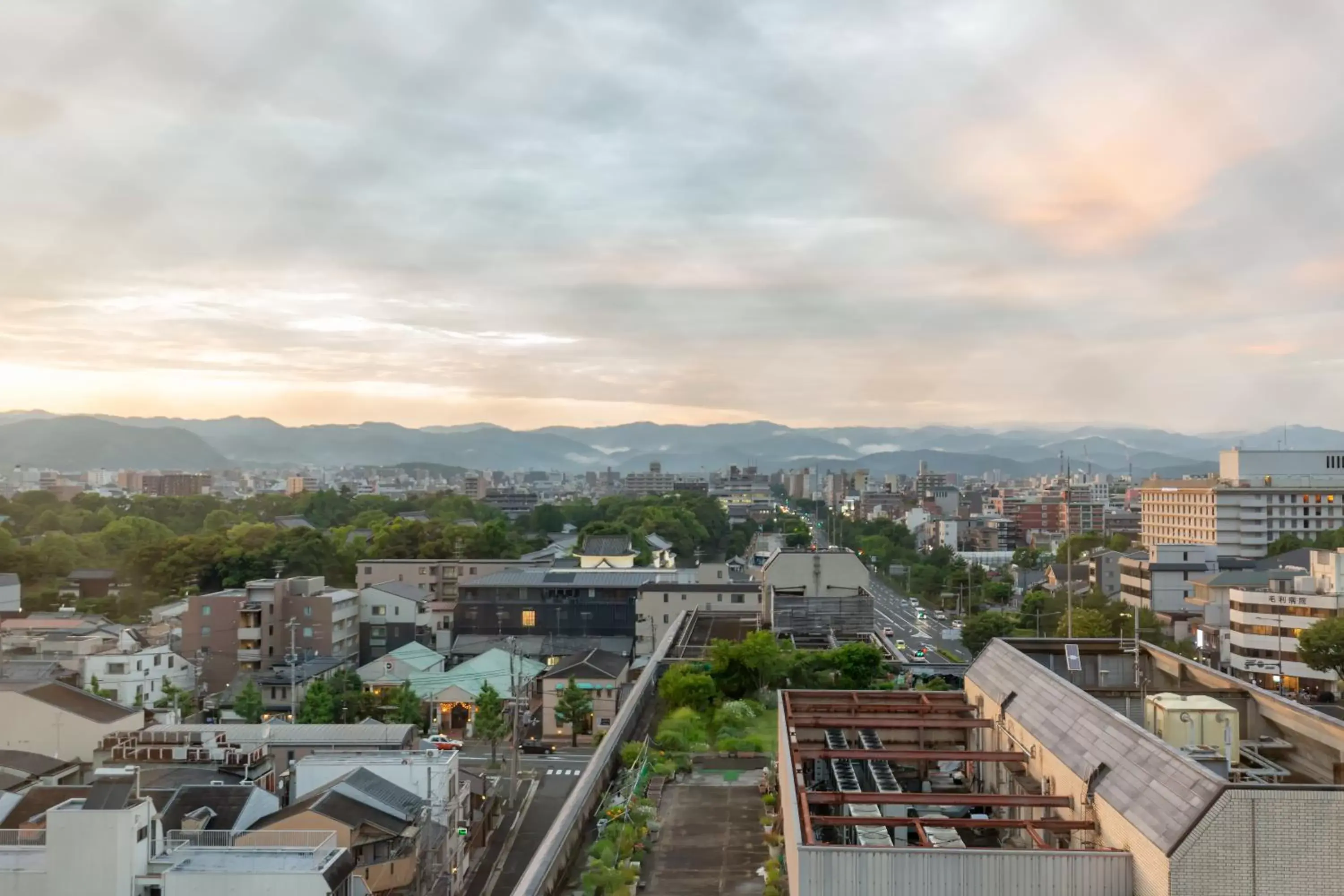 City view, Bird's-eye View in Meldia Stay Nijojo