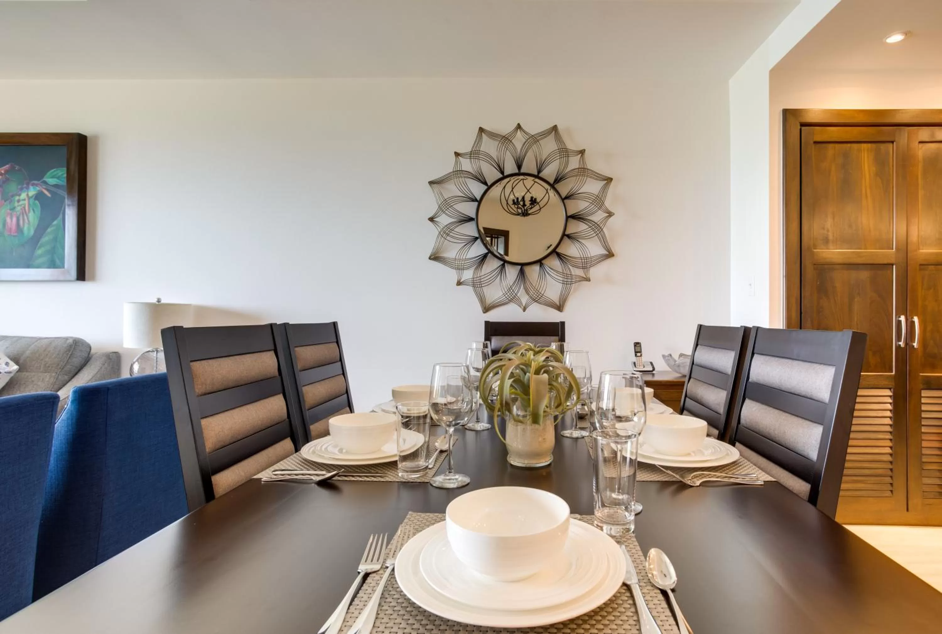 Dining area in Grand Caribe Belize