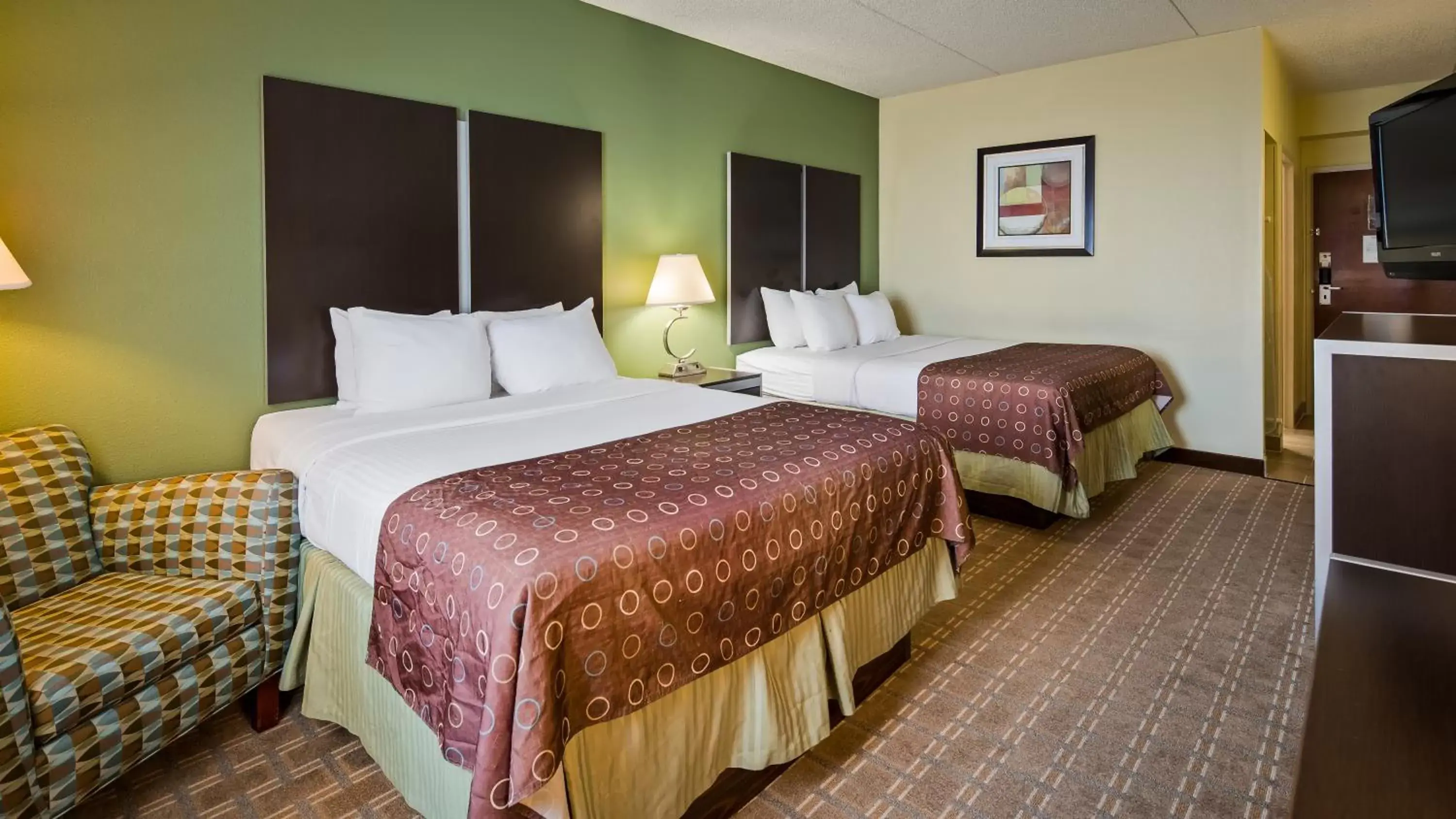Bedroom, Bed in Best Western Airport Inn & Suites Cleveland