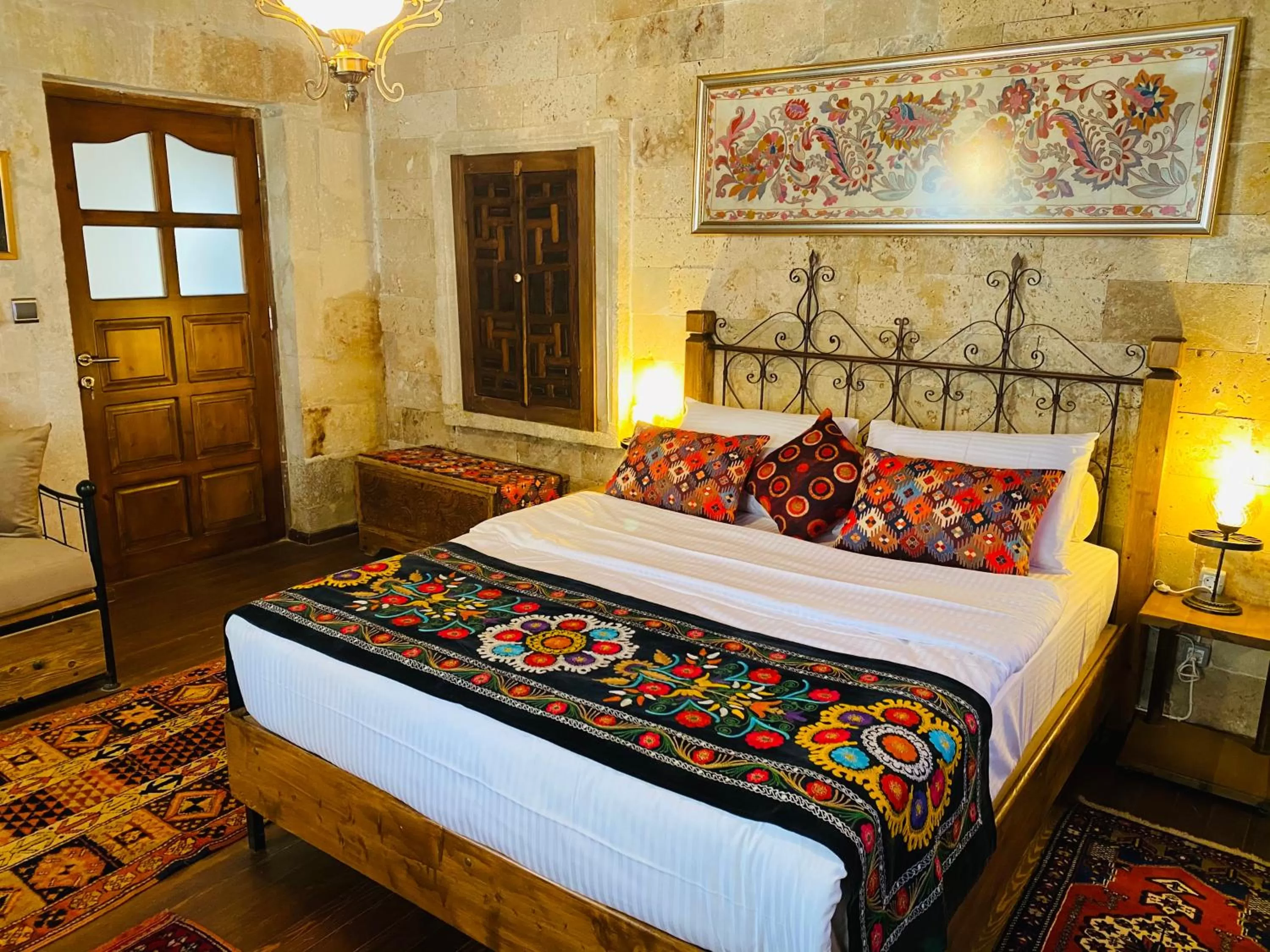 Bed in YASTIK HOUSES - Cappadocia