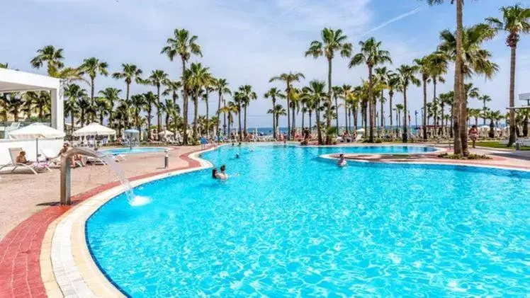 Pool view in Anastasia Waterpark Beach Resort Pool view in Anastasia Waterpark Beach Resort