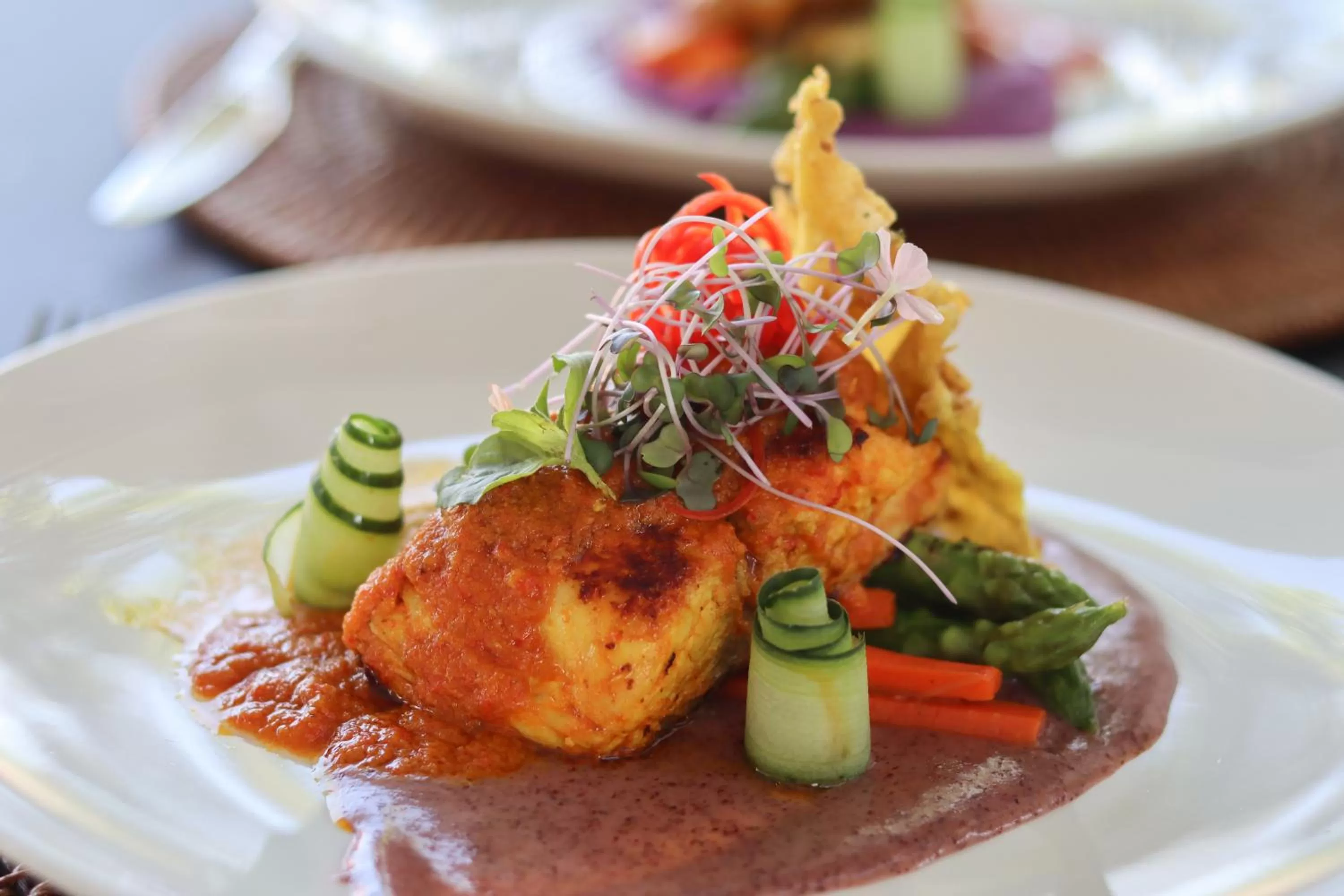 Food in The Valerian Villa Ubud