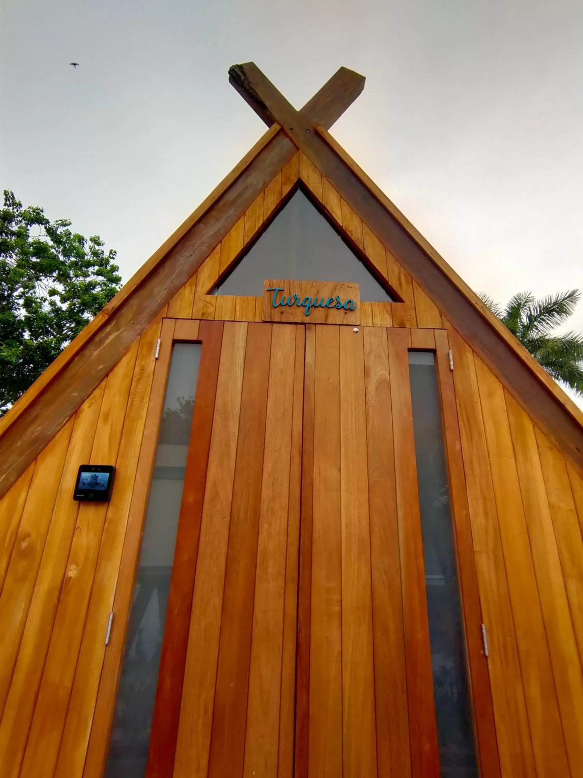 Facade/entrance, Property Building in El Búho Lagoon Bacalar