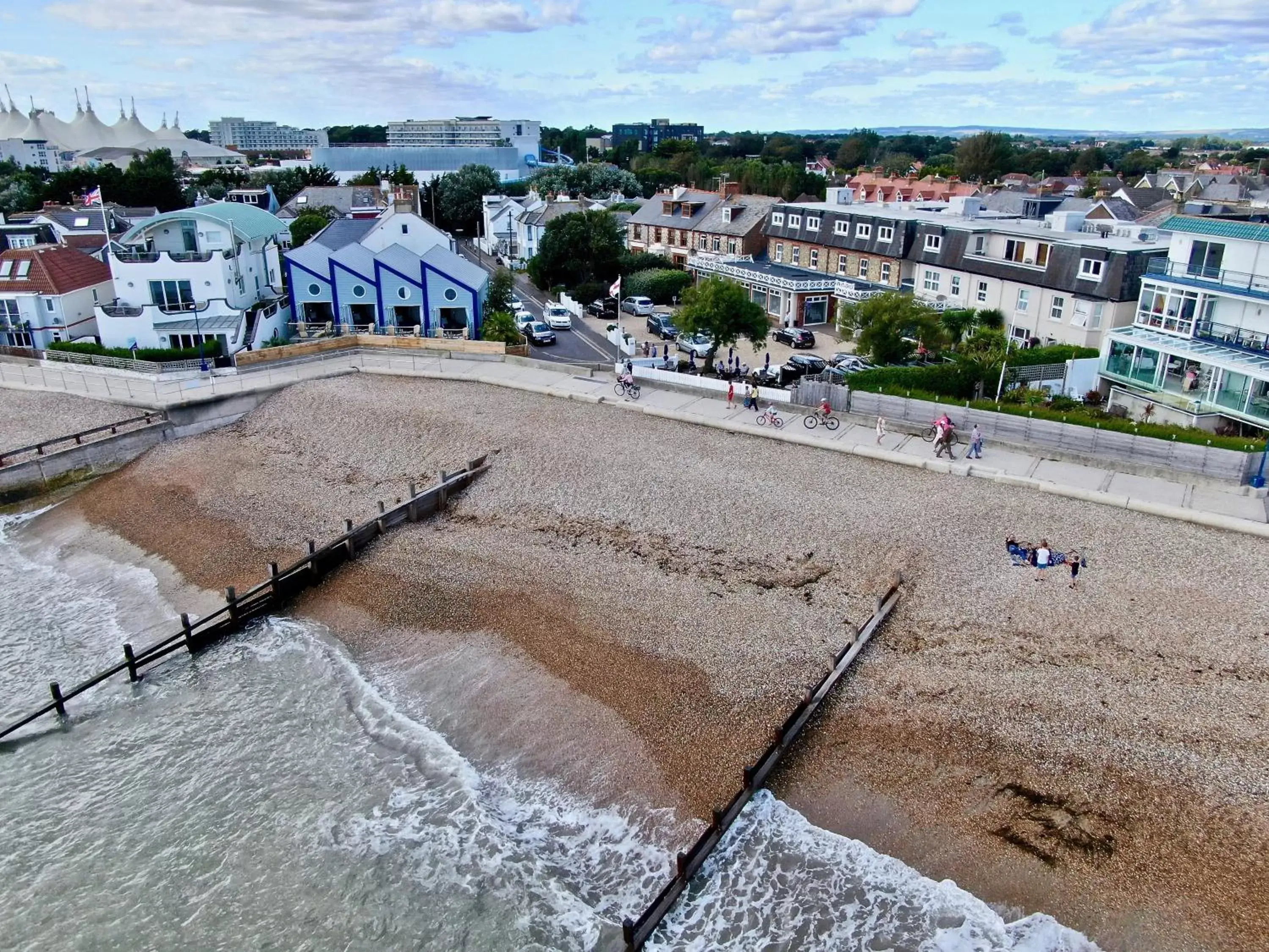 Bird's eye view, Bird's-eye View in Beach Hut Suites