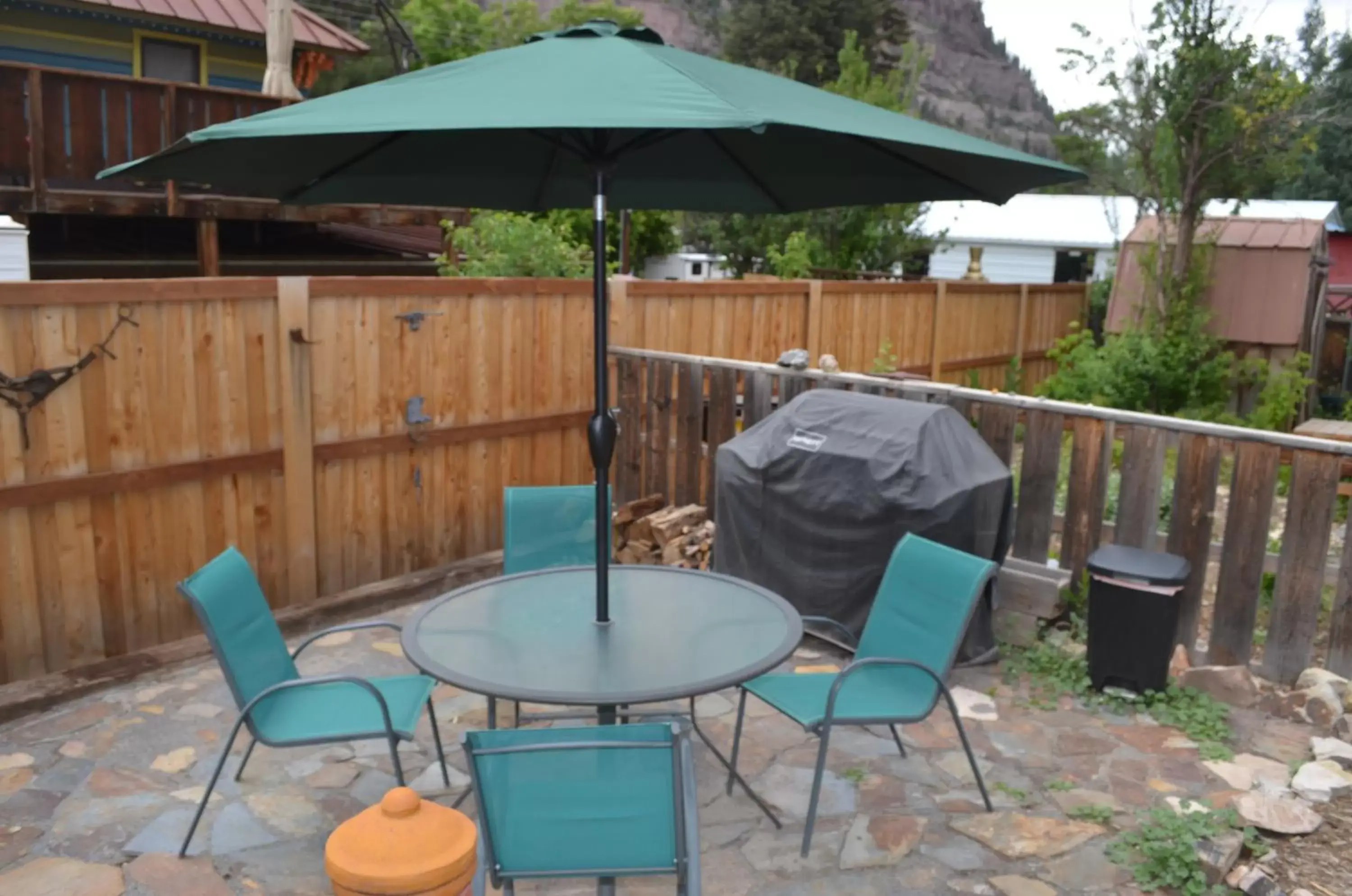 Patio in The Ouray Main Street Inn