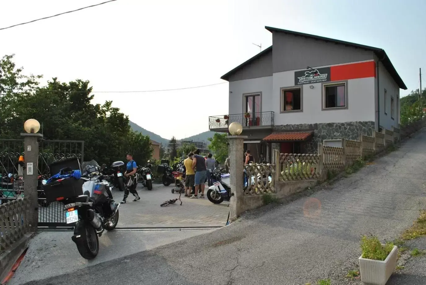 Property building in Italian Piston House Sport Moto Rent