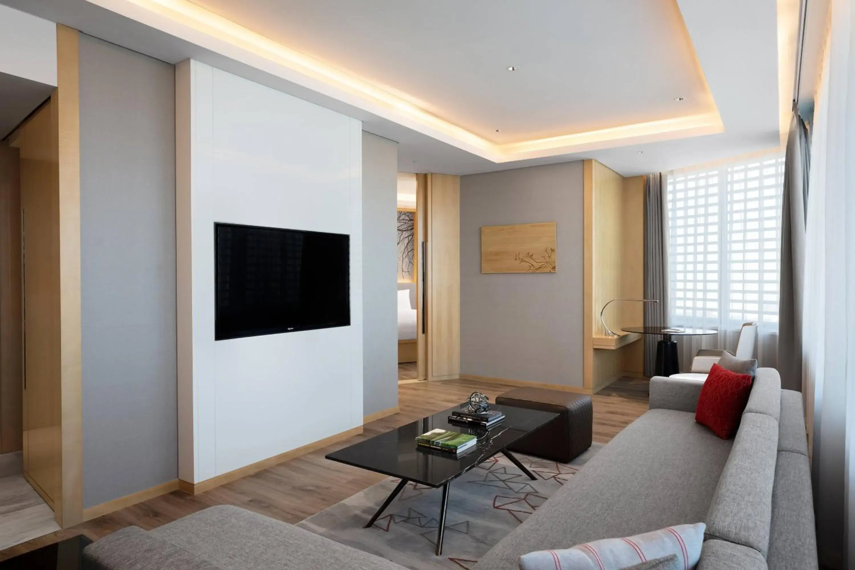 Living room, Seating Area in Courtyard by Marriott Shanghai Songjiang