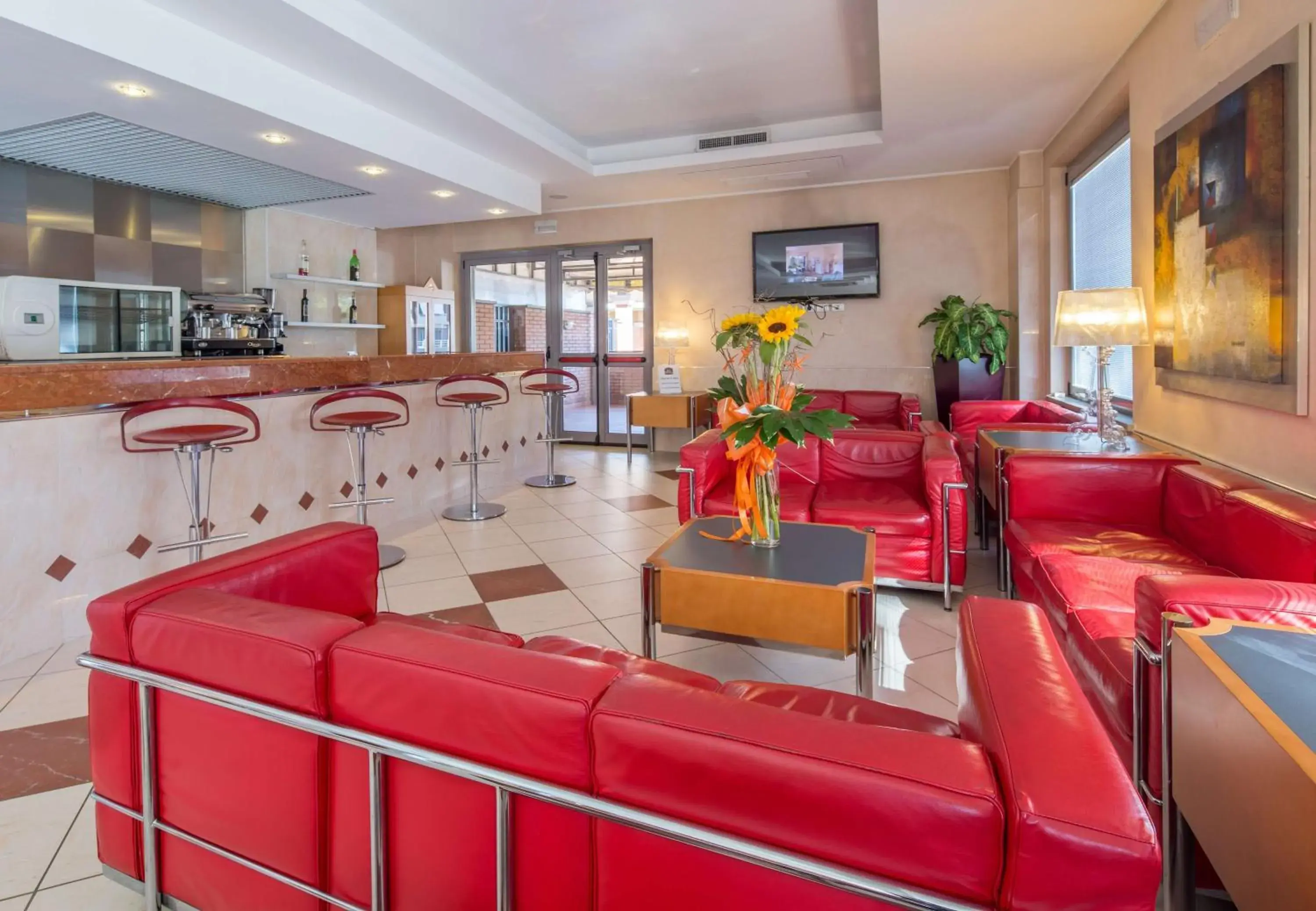 Lobby or reception, Lounge/Bar in Best Western Hotel I Triangoli