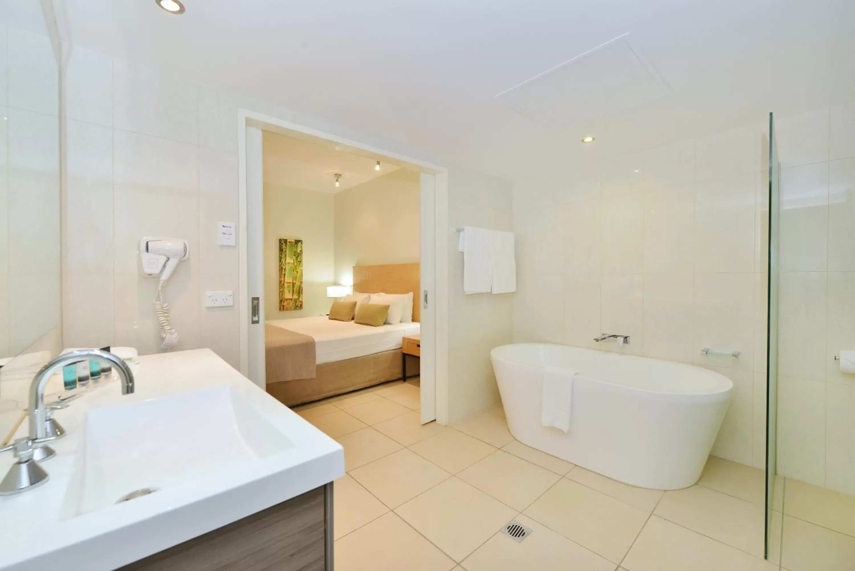Bathroom in Club Tropical Resort with Onsite Reception & Check In