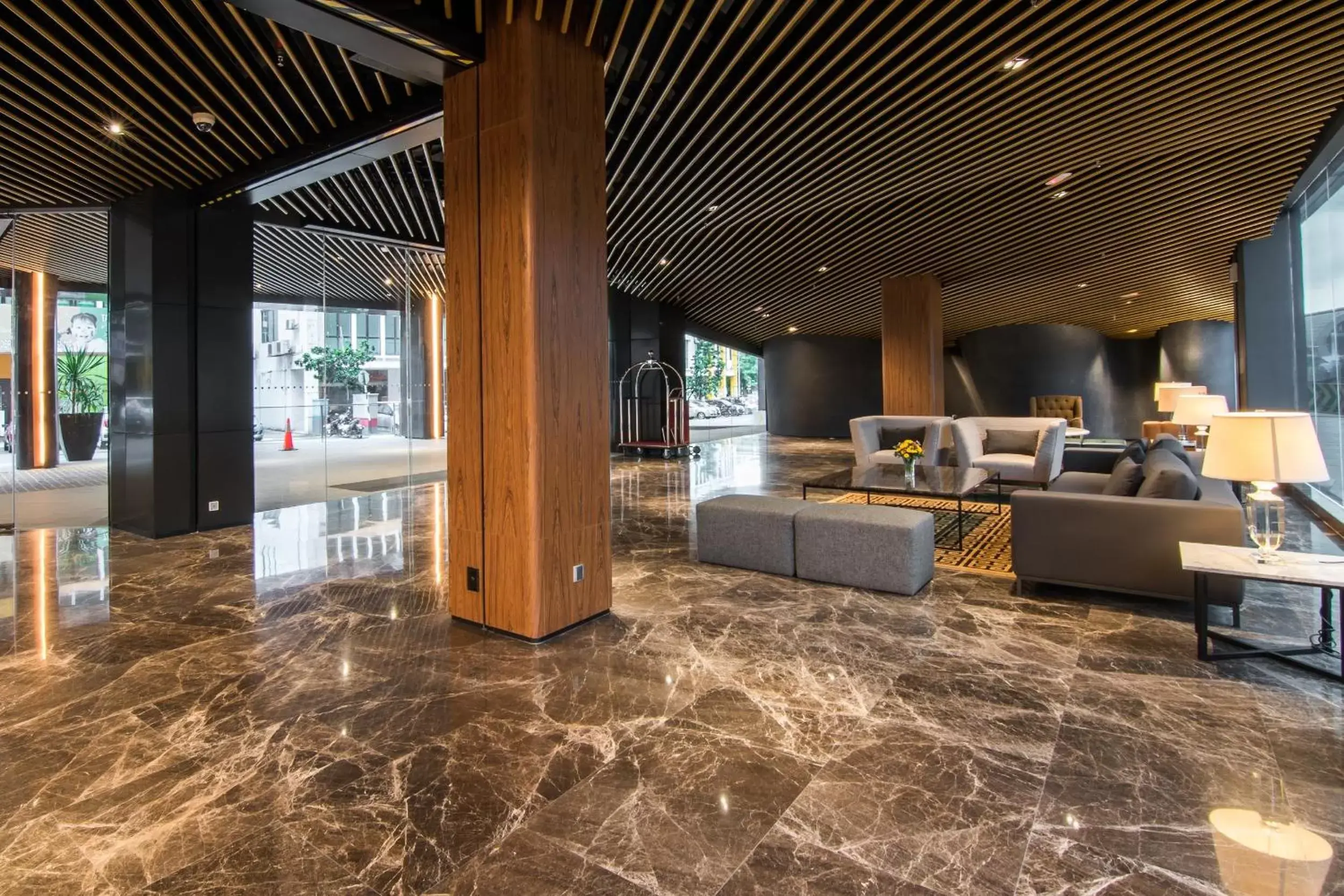 Lobby or reception in MTREE Hotel