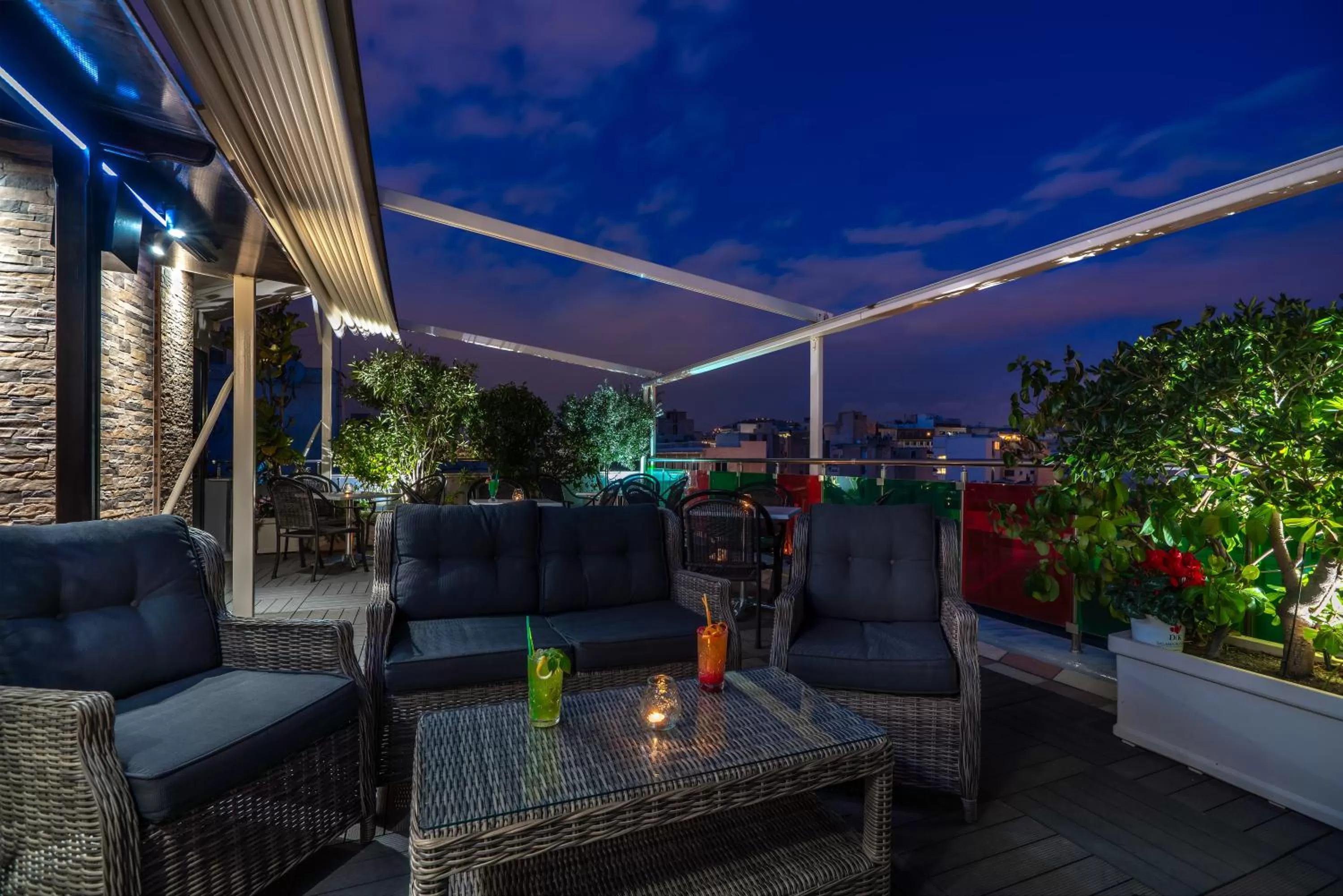 Patio in Attalos Hotel