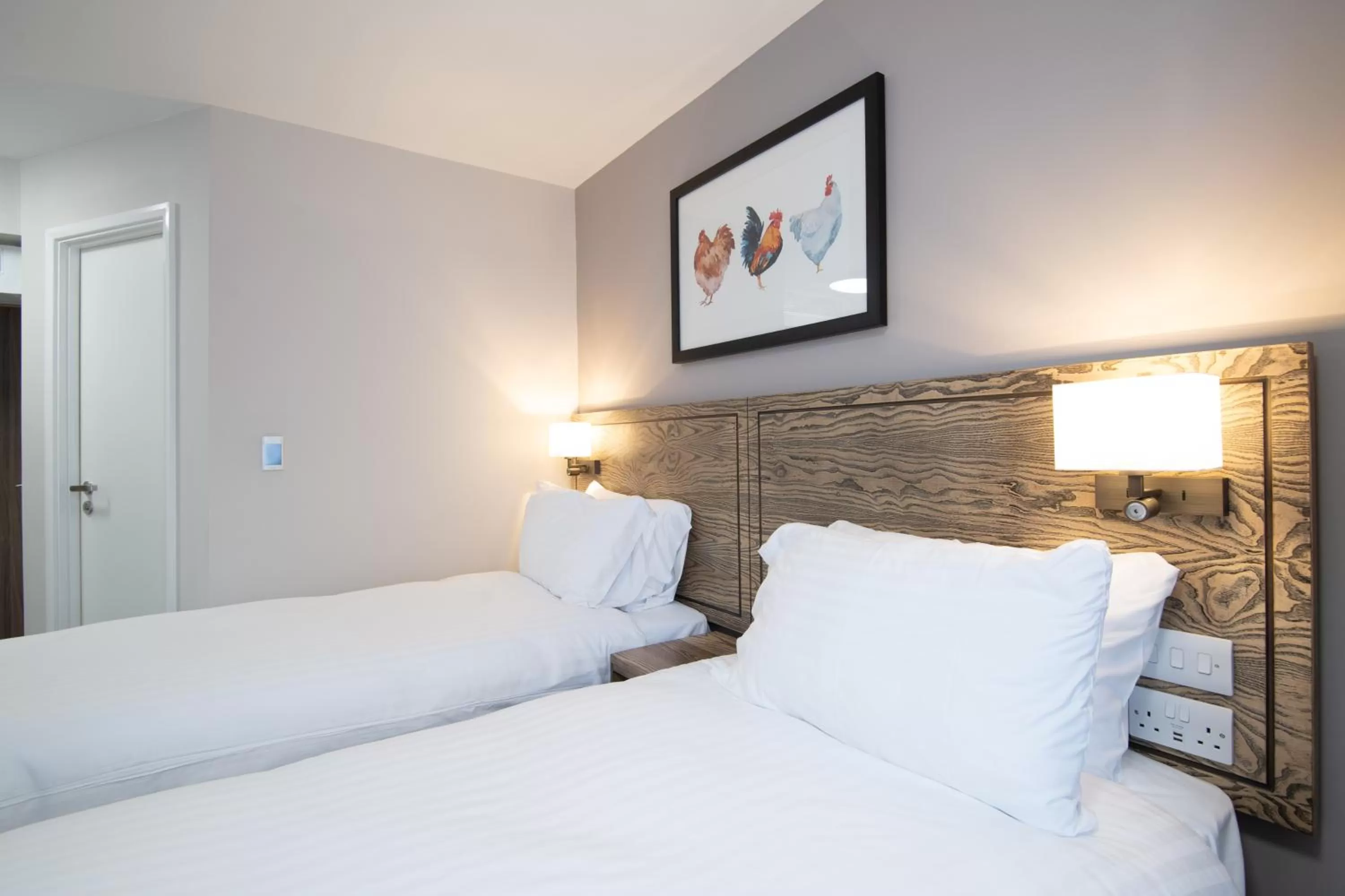 Bedroom, Bed in Paisley Pear, Brackley by Marston's Inns