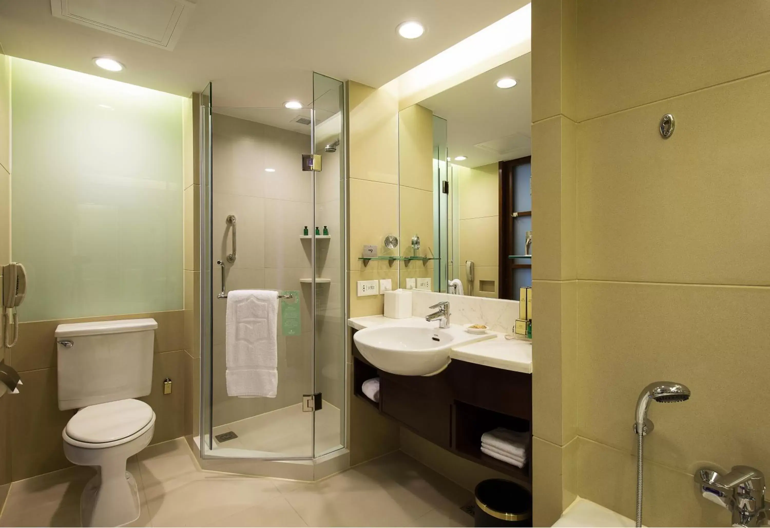 Toilet, Bathroom in Shangri-La Qingdao - May Fourth Square
