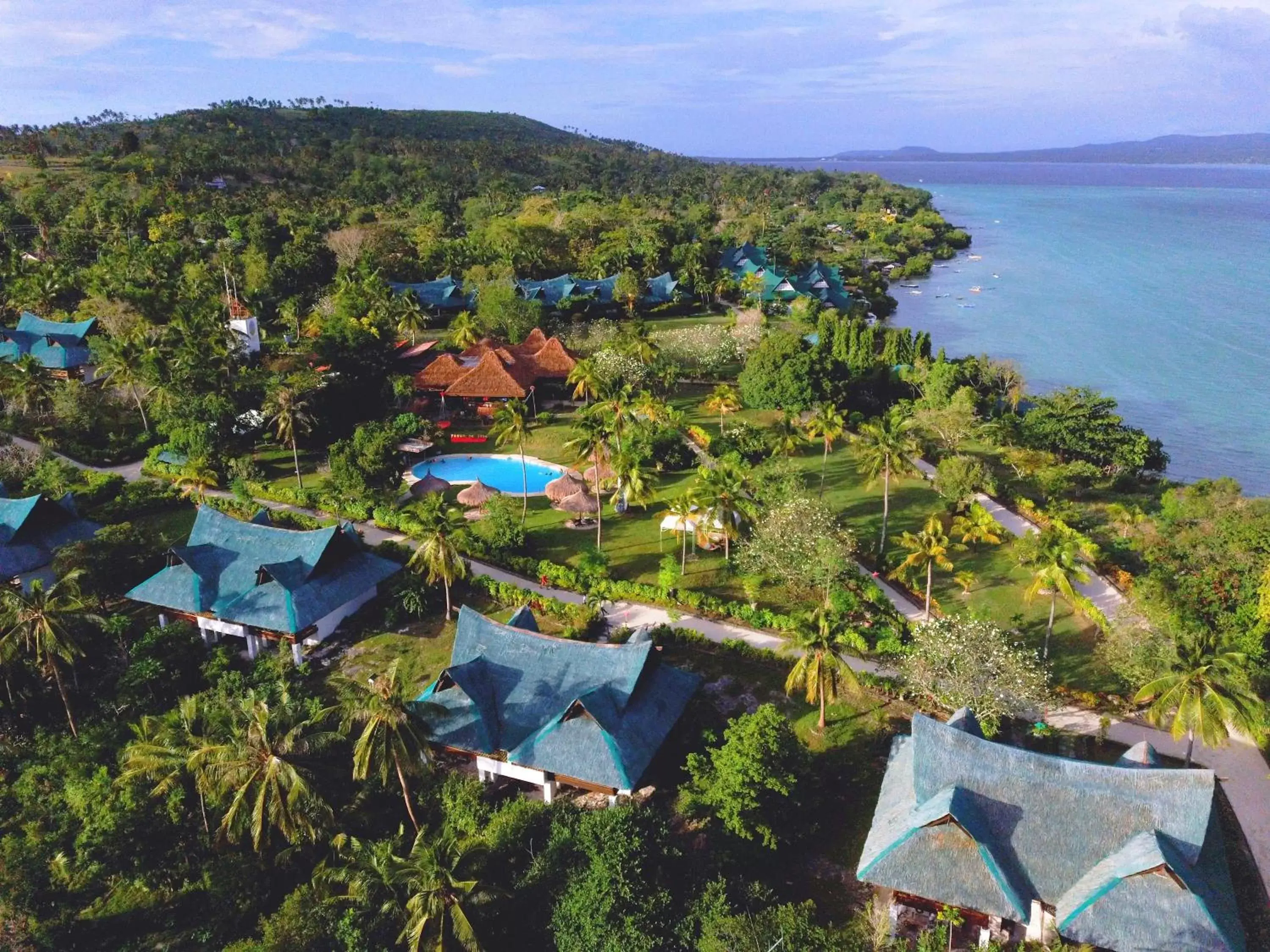 View (from property/room), Bird's-eye View in Badian Island Wellness Resort