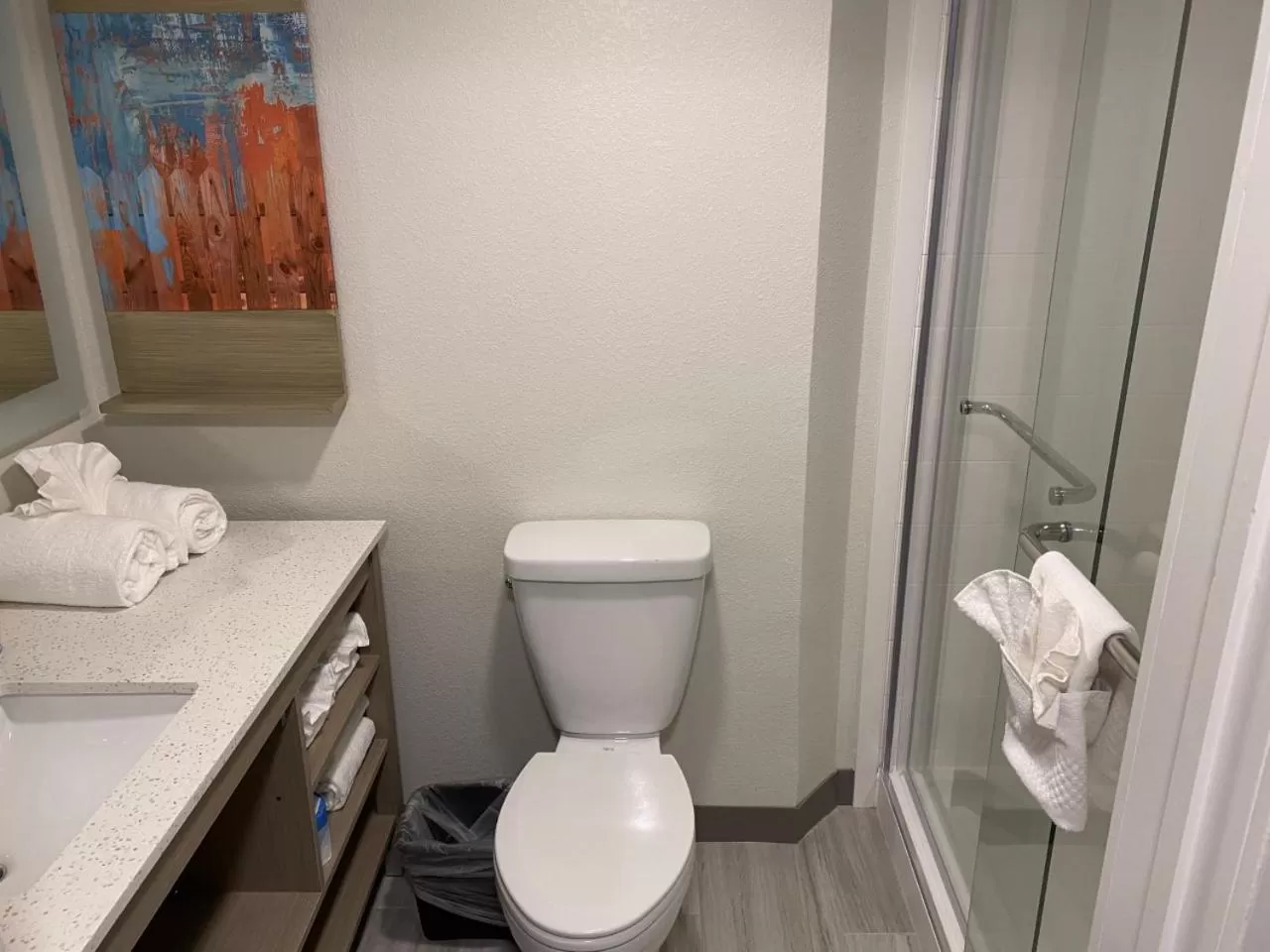 Shower in MainStay Suites Horsham - Philadelphia