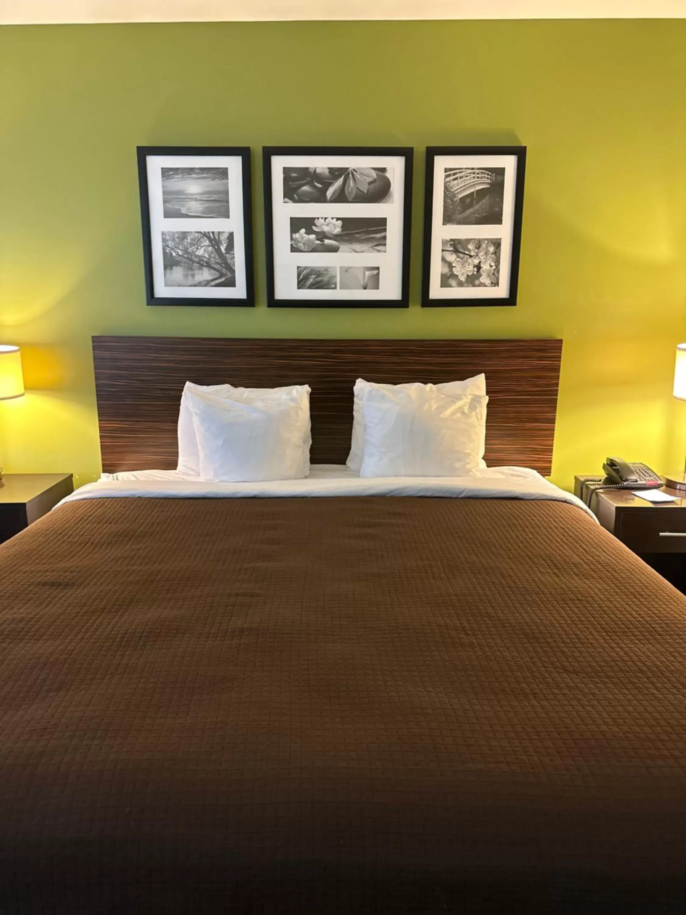 Bed in Sleep Inn & Suites Gulfport