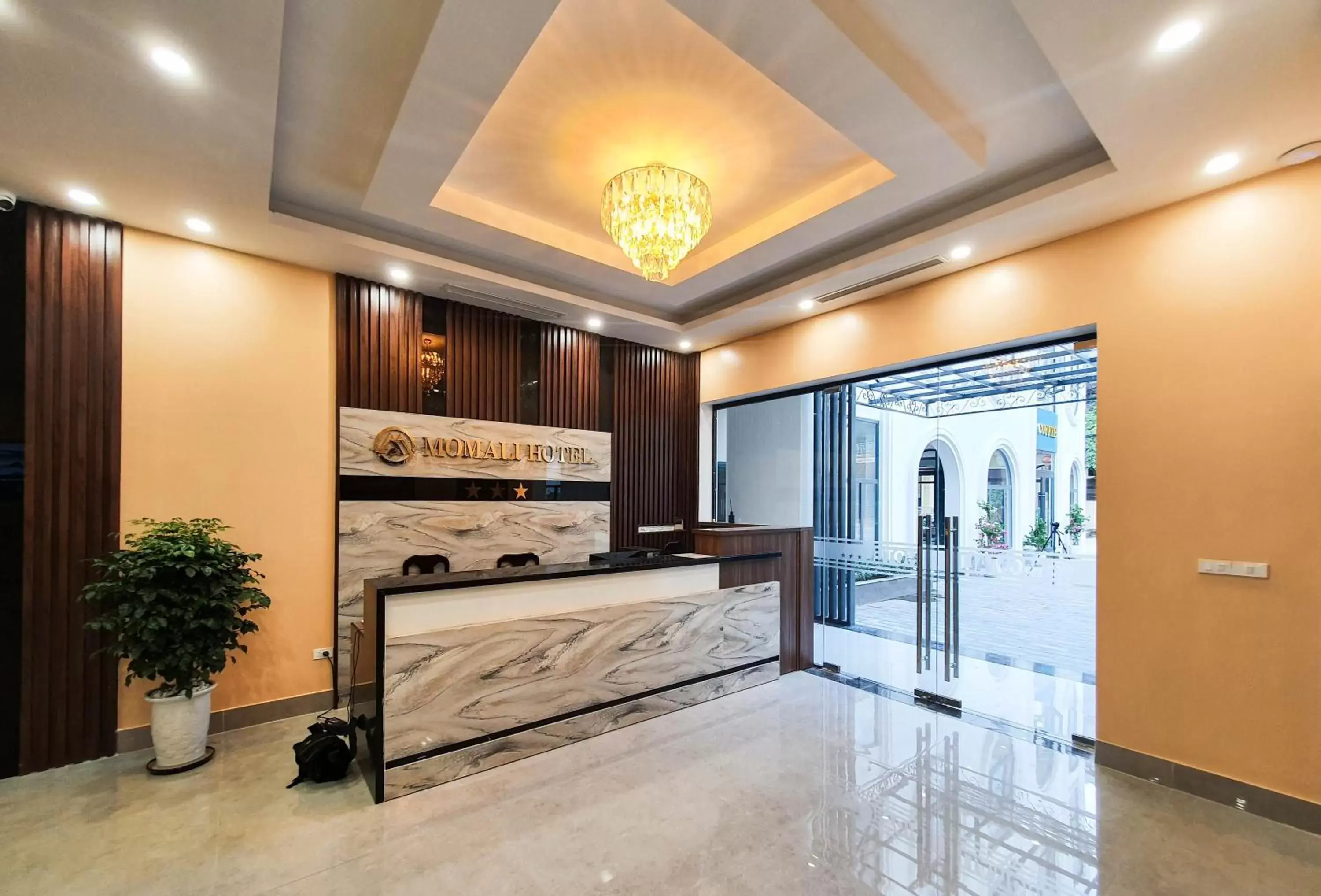 Lobby or reception in MOMALI Hotel Ninh Binh Lobby or reception in MOMALI Hotel Ninh Binh