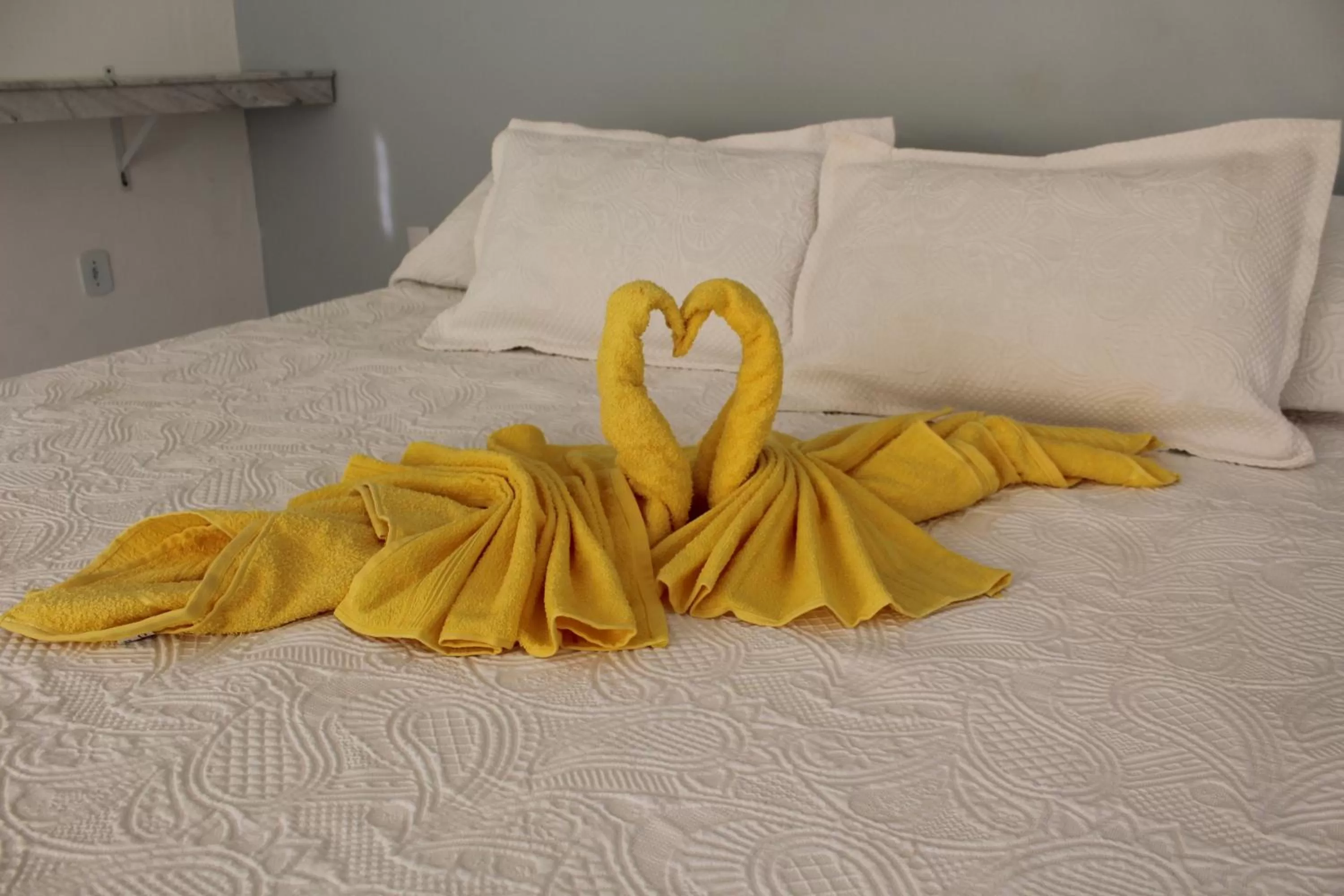 Bed in Pousada Recanto Das Emerências