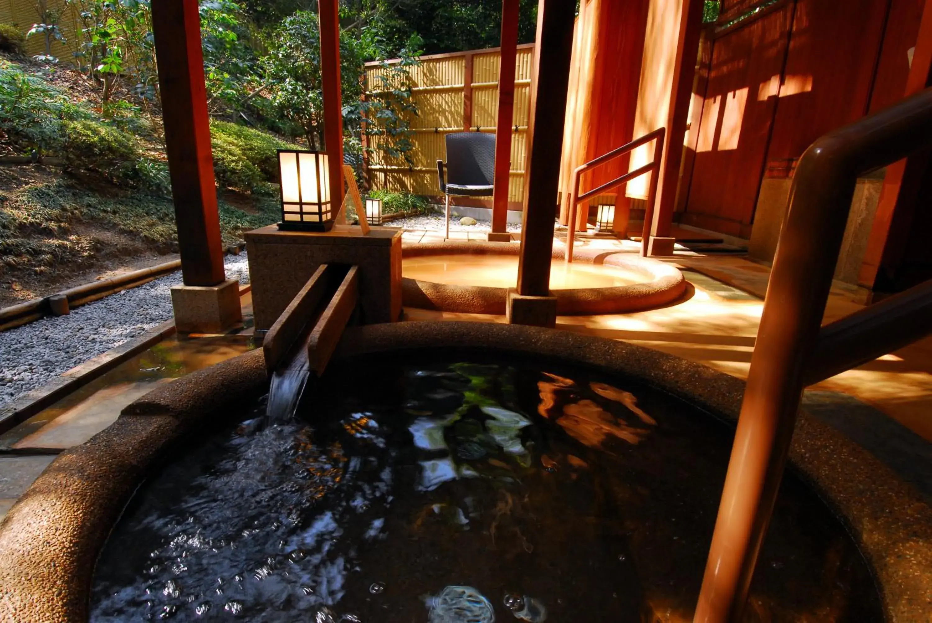 Hot Spring Bath in Arima Onsen Taketoritei Maruyama Ryokan