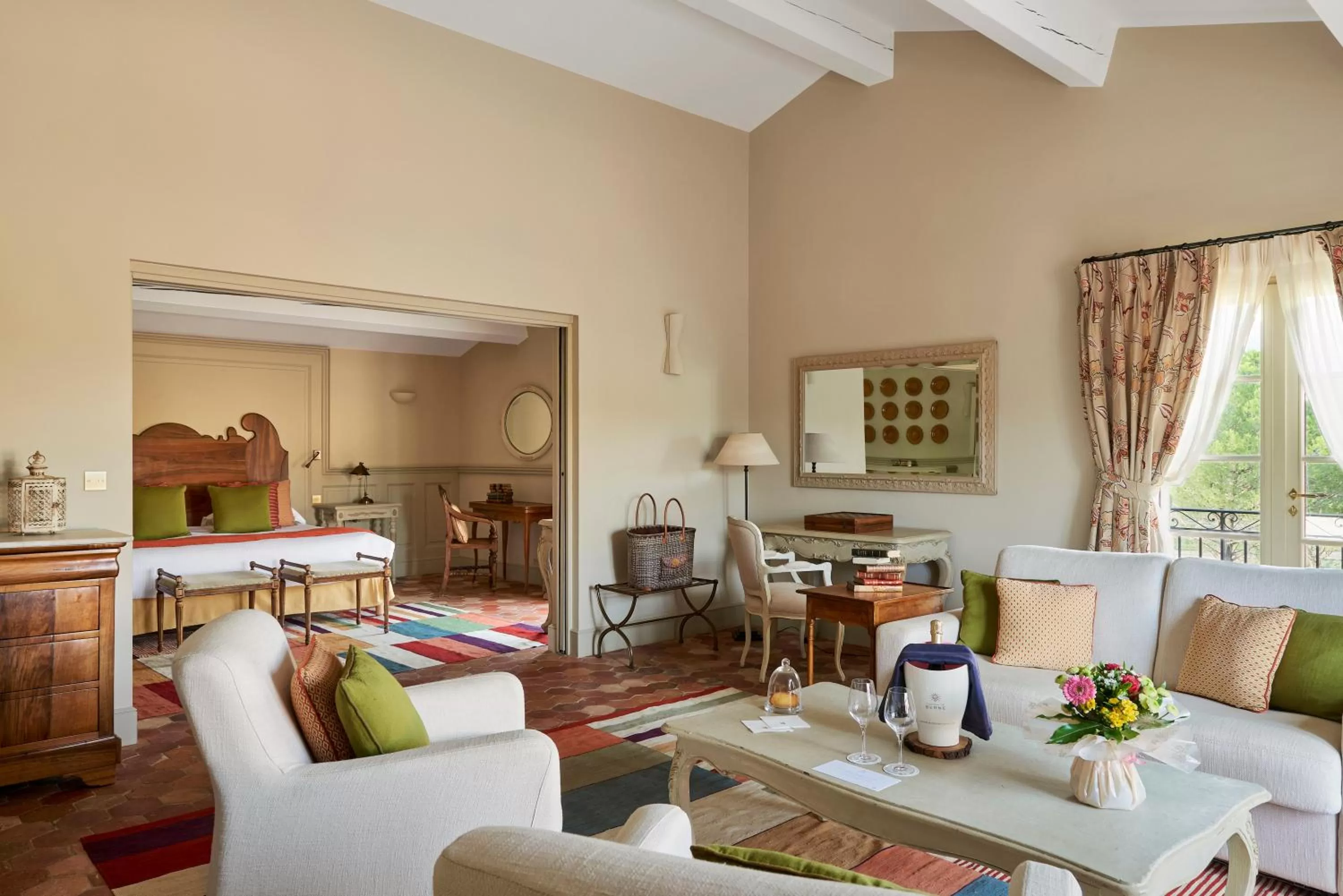 Living room in Château de Berne