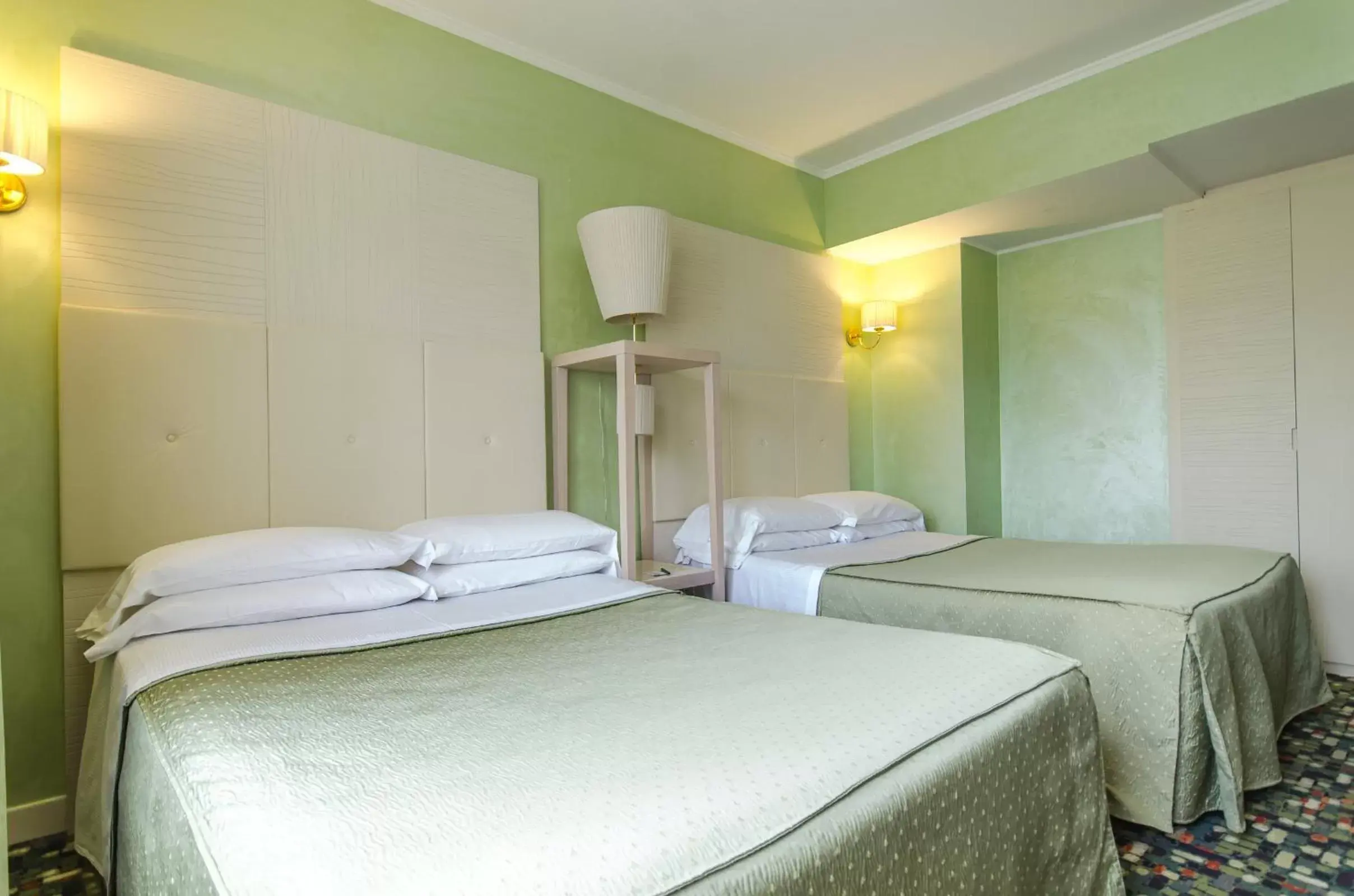 Bed in Hotel Ovidius