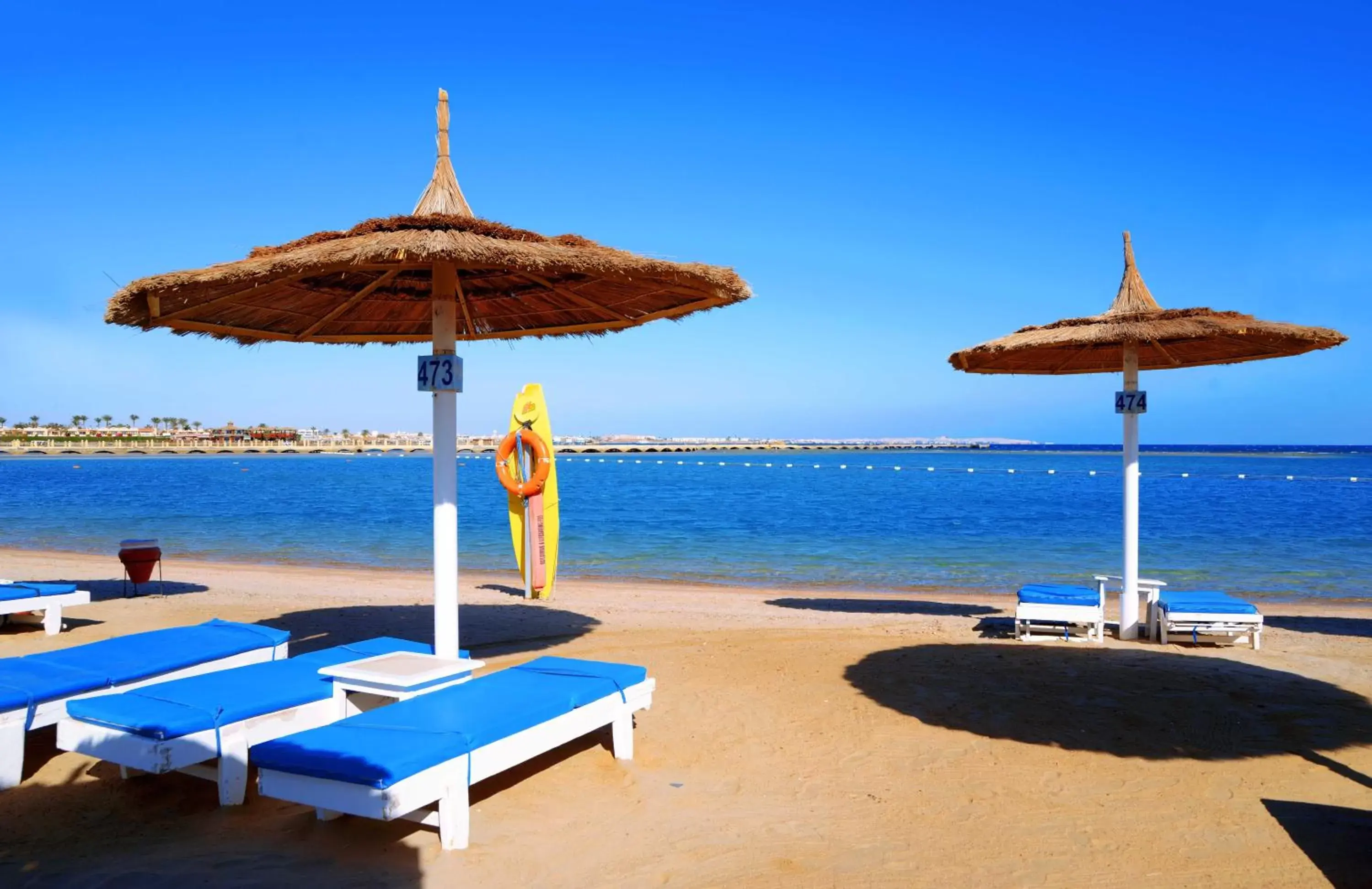 Beach in Pickalbatros Alf Leila Wa Leila Resort - Neverland Hurghada