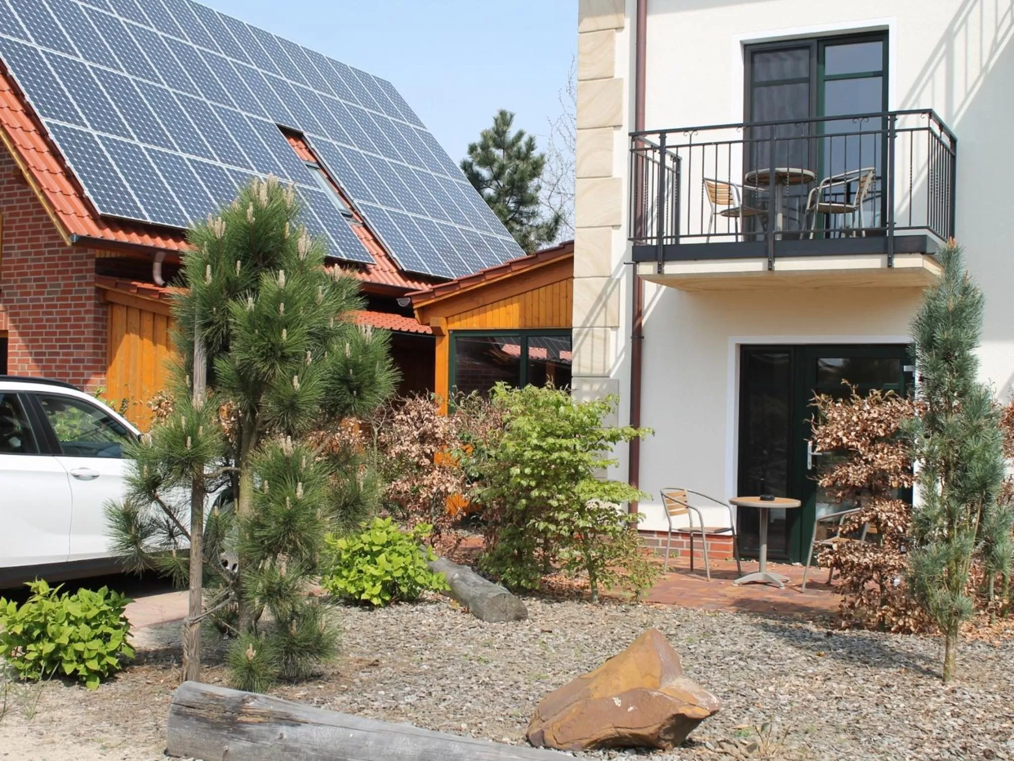 Balcony/Terrace, Property Building in Usedom Bike Hotel & Suites