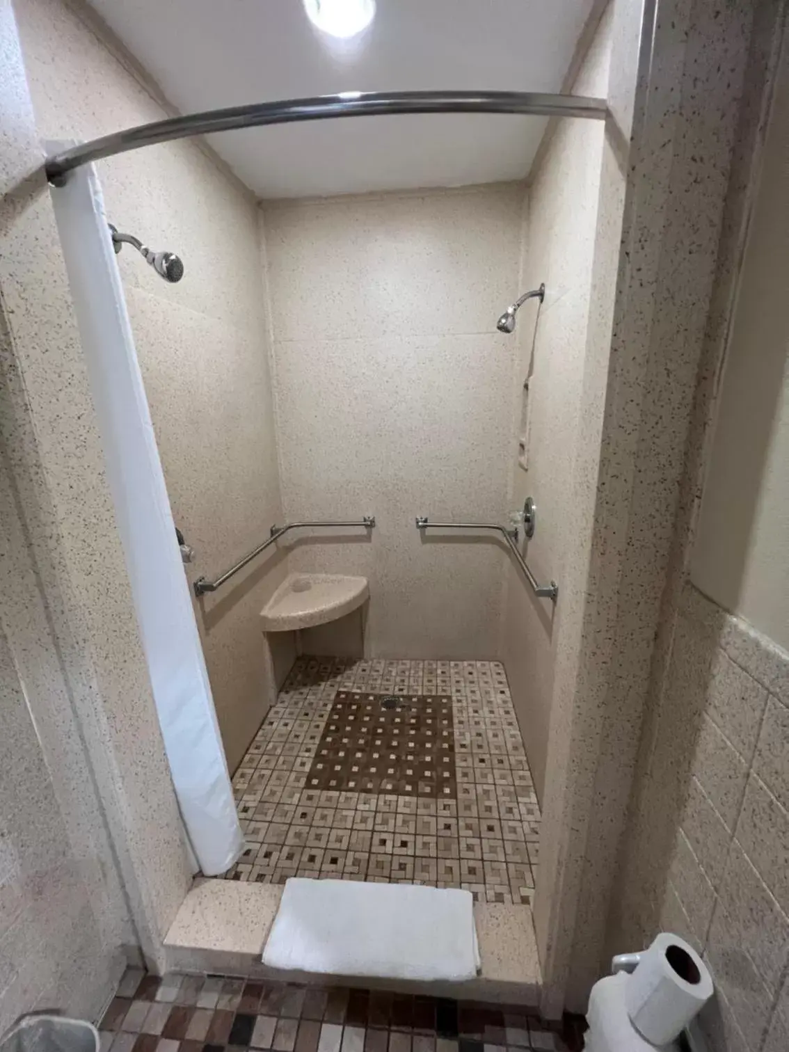 Bathroom in Super 8 by Wyndham McAllen-Downtown-Airport-LA Plaza Mall