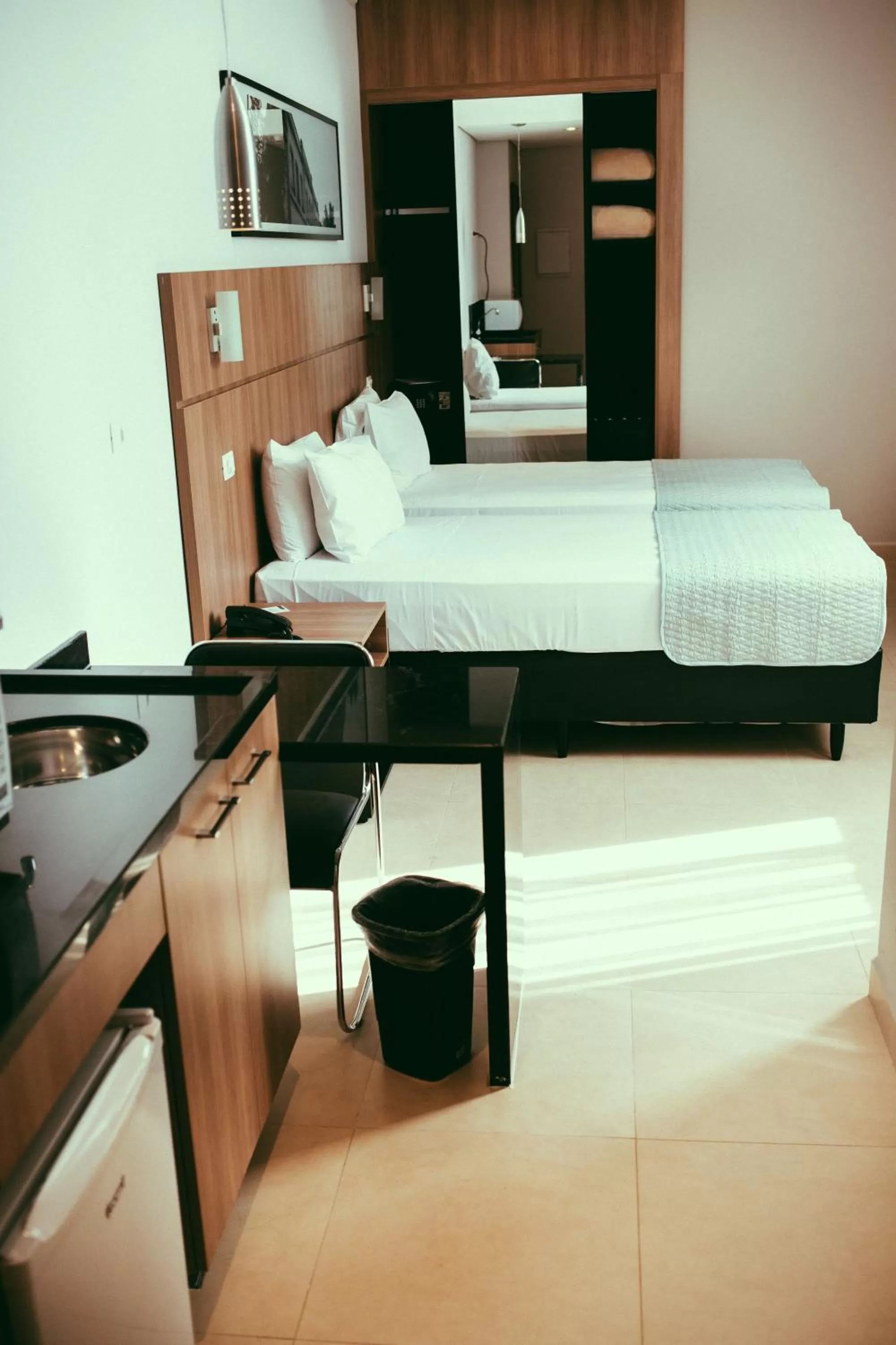 Facility for disabled guests, Bed in Occitano Apart Hotel