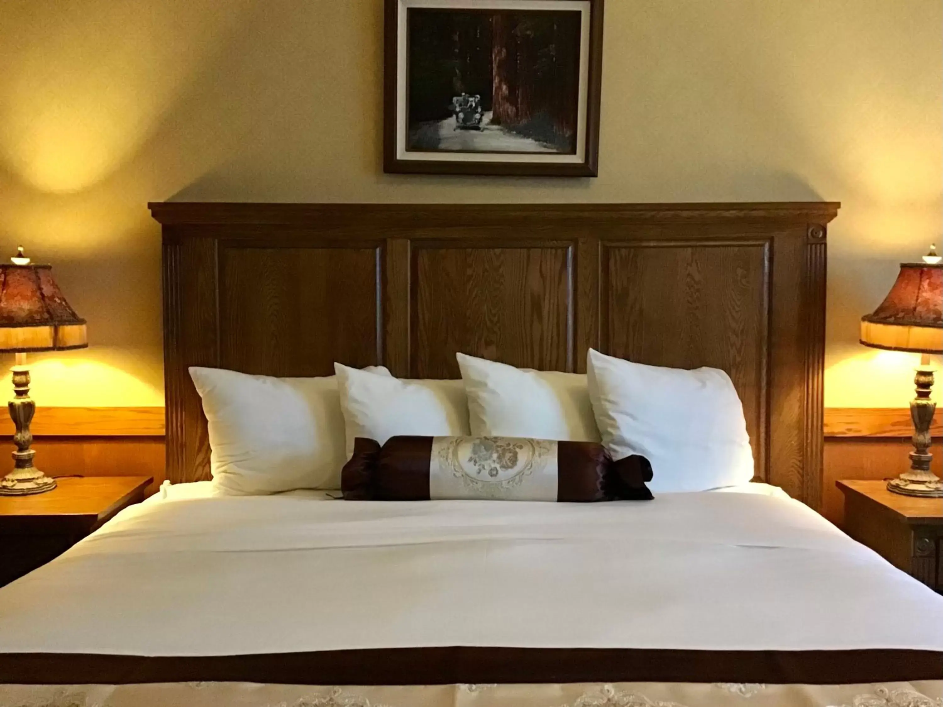 Bed in Eureka Inn, Trademark Collection by Wyndham