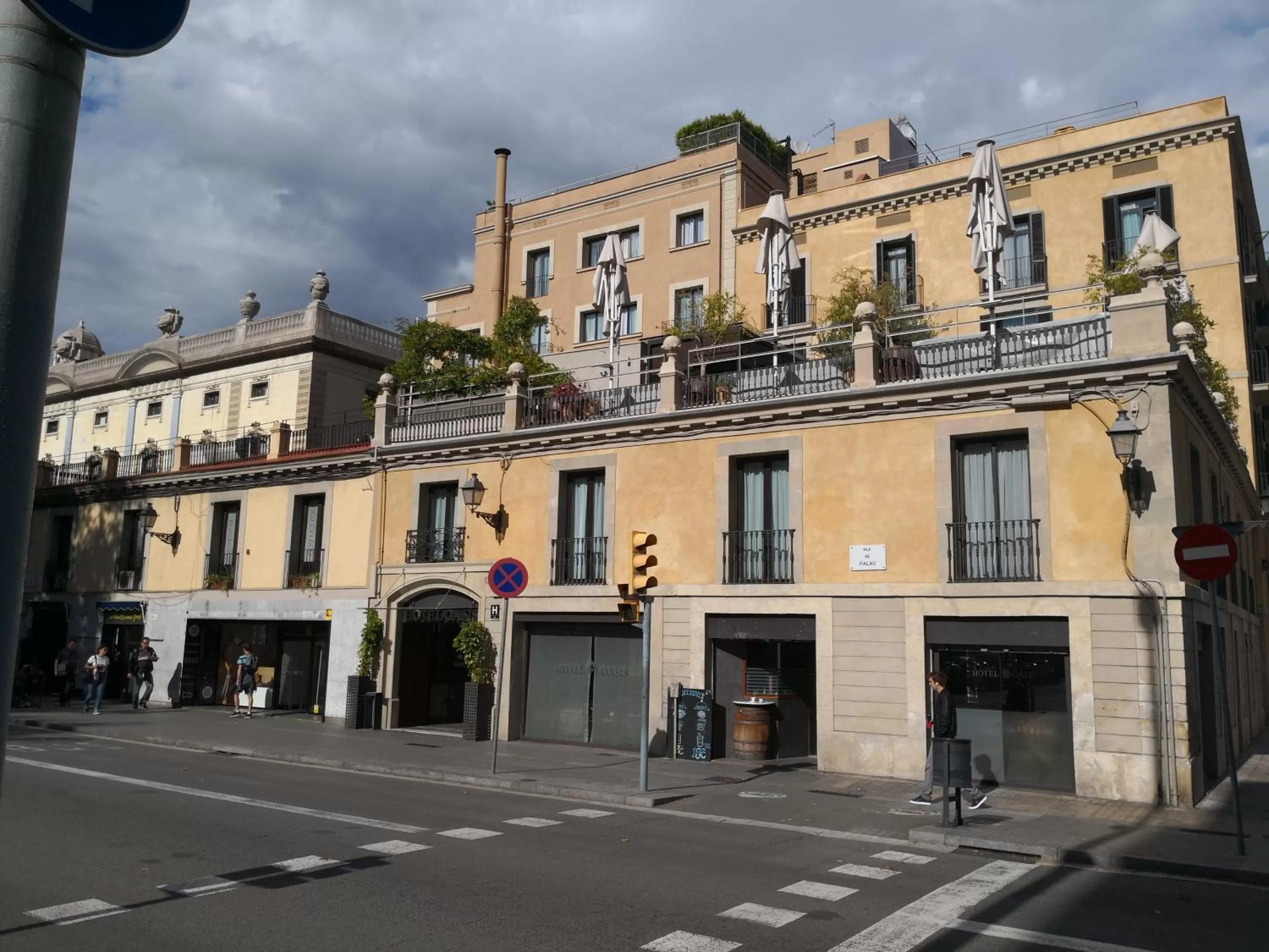 Property building in Hotel Oasis