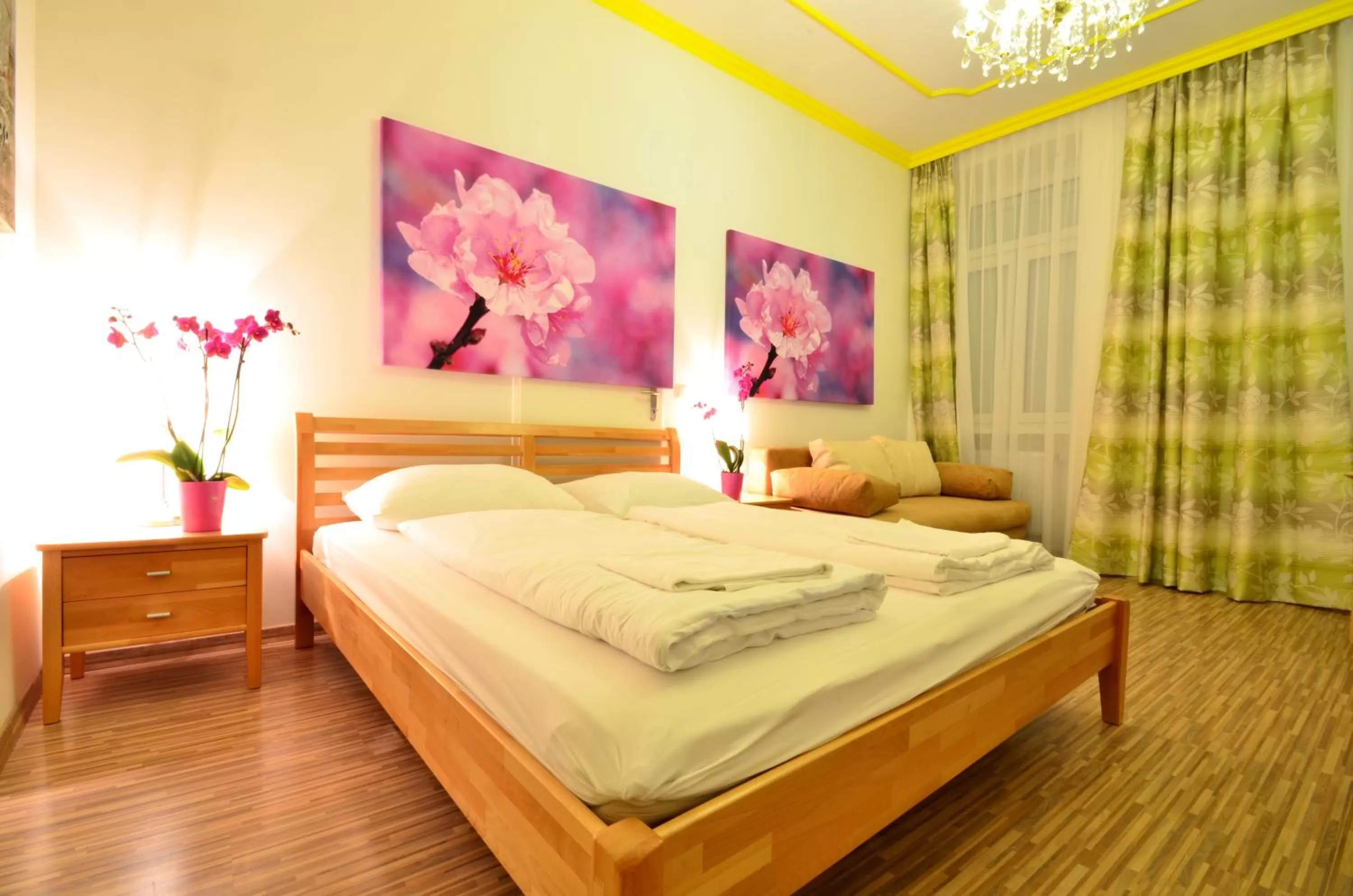 Bed in AJO Apartments - Messe City Flat - Self-Check-in