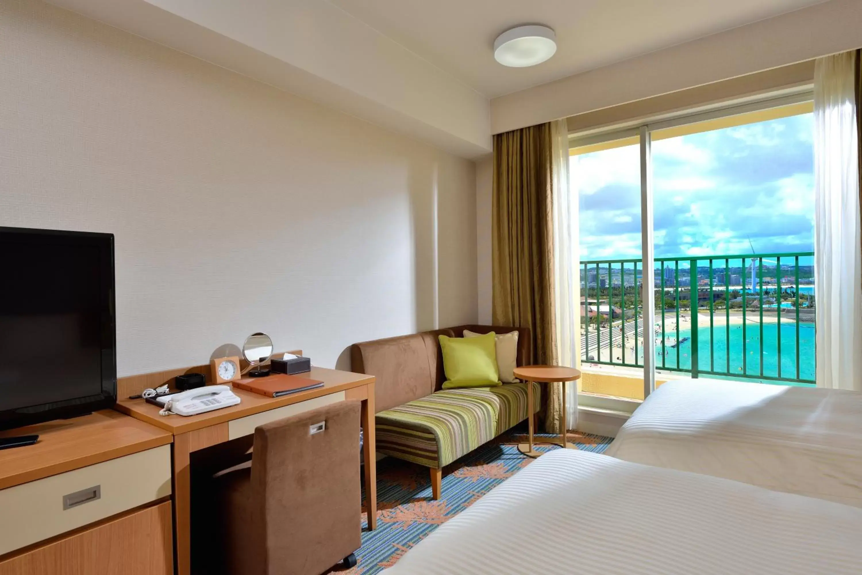 Seating area, TV/Entertainment Center in Vessel Hotel Campana Okinawa