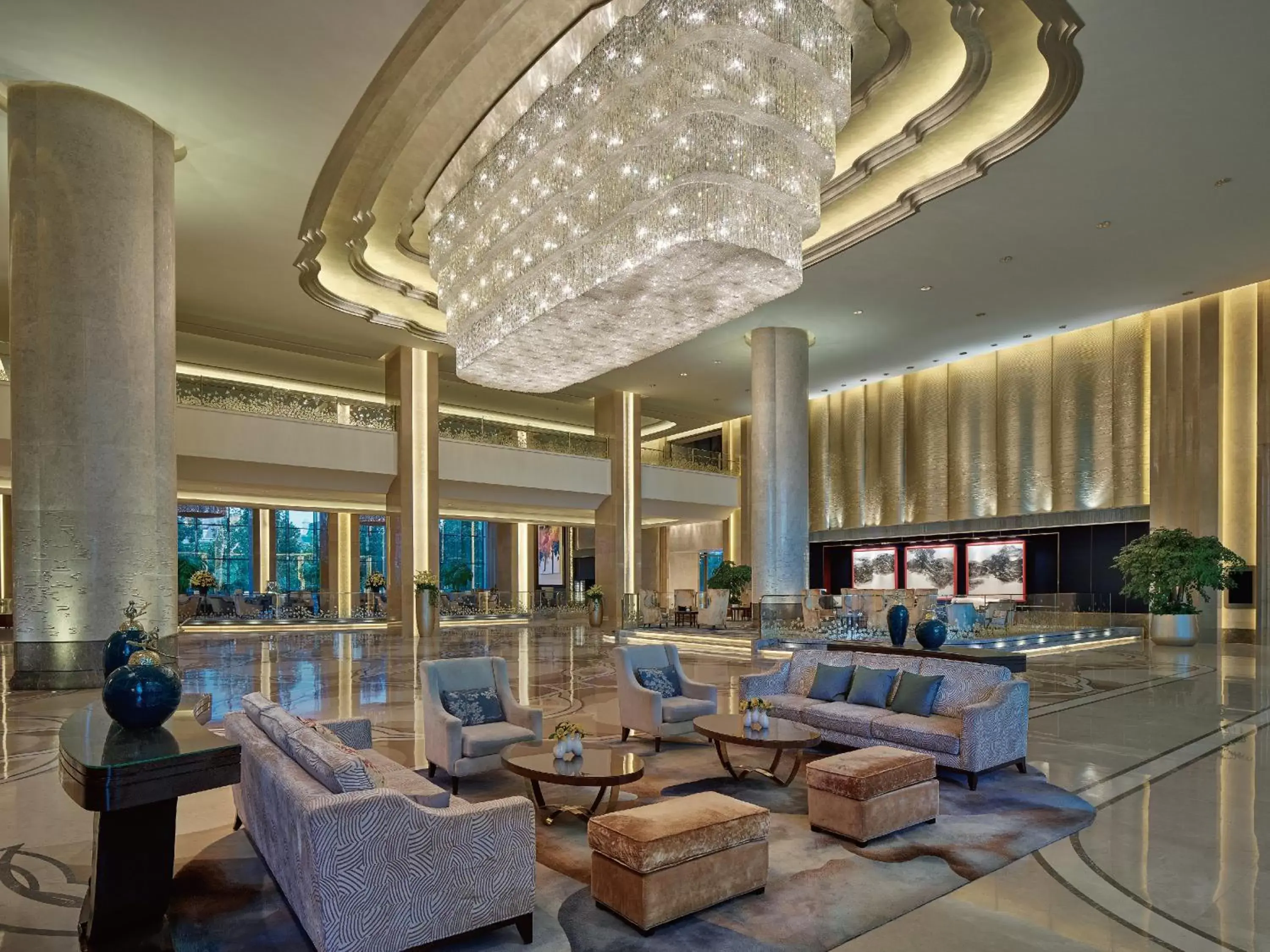 Lobby or reception in Shangri-La Tianjin