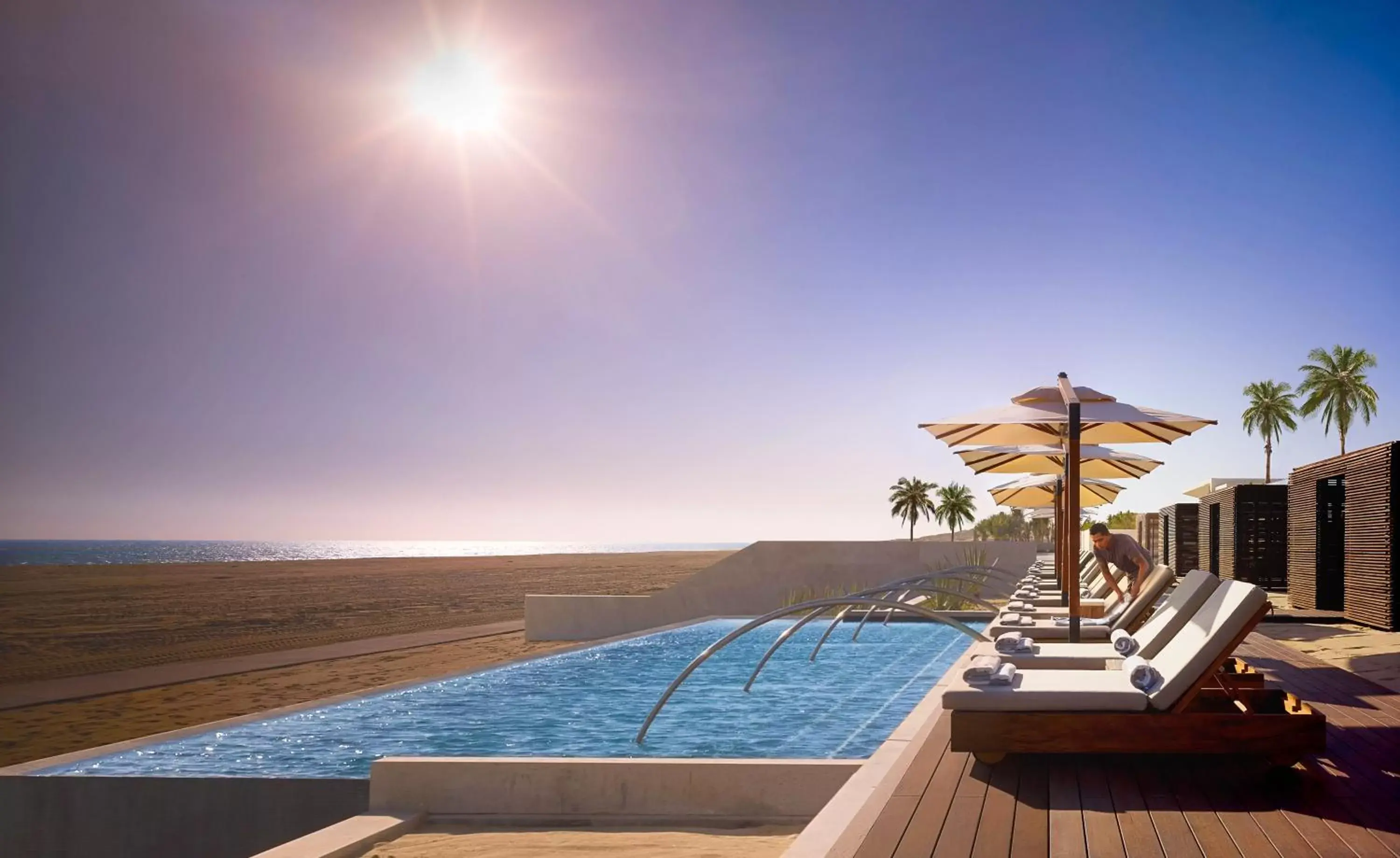 Beach, Swimming Pool in Nobu Hotel Los Cabos