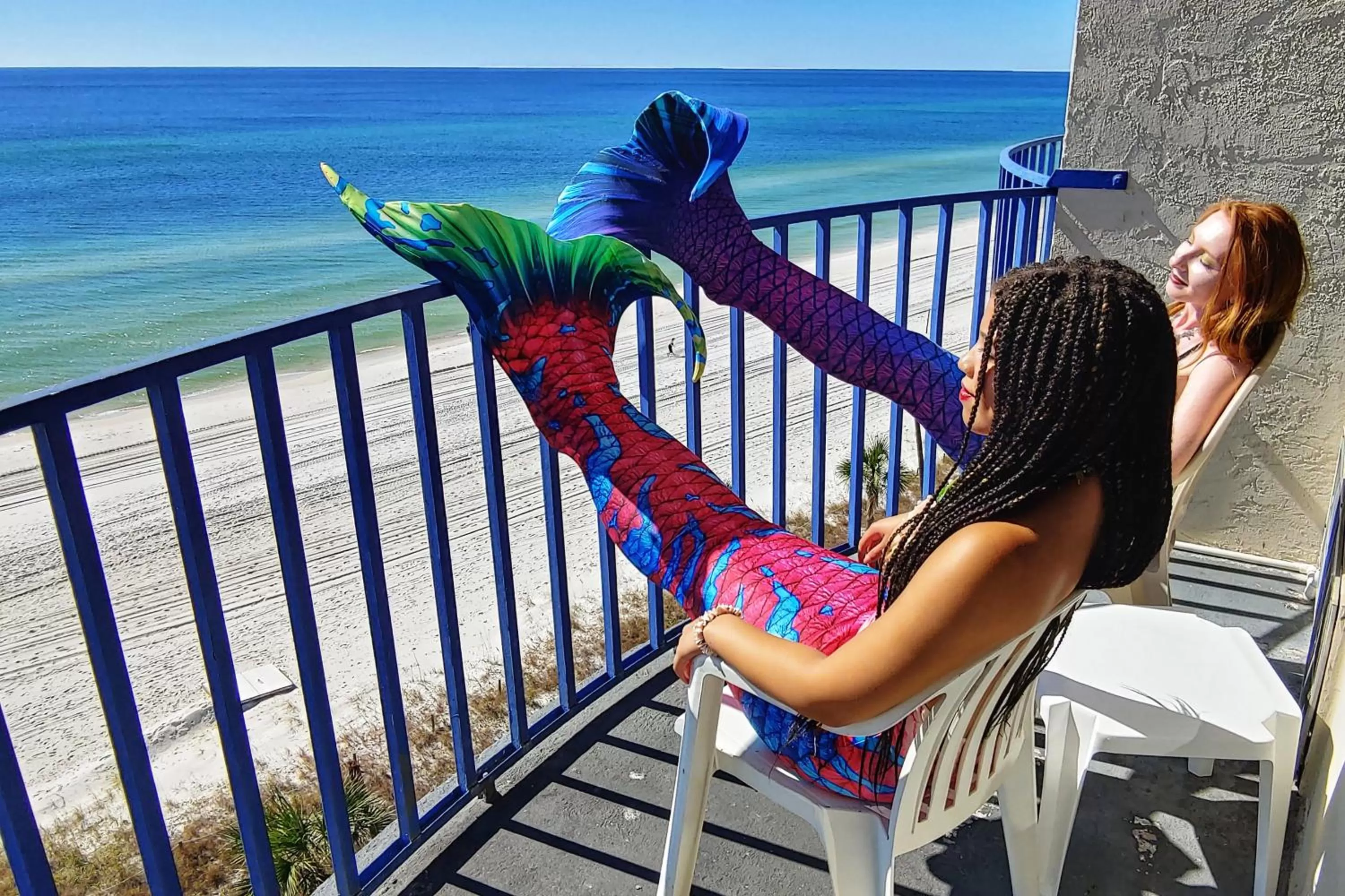 Balcony/Terrace in Days Inn by Wyndham Panama City Beach Beachfront Resort
