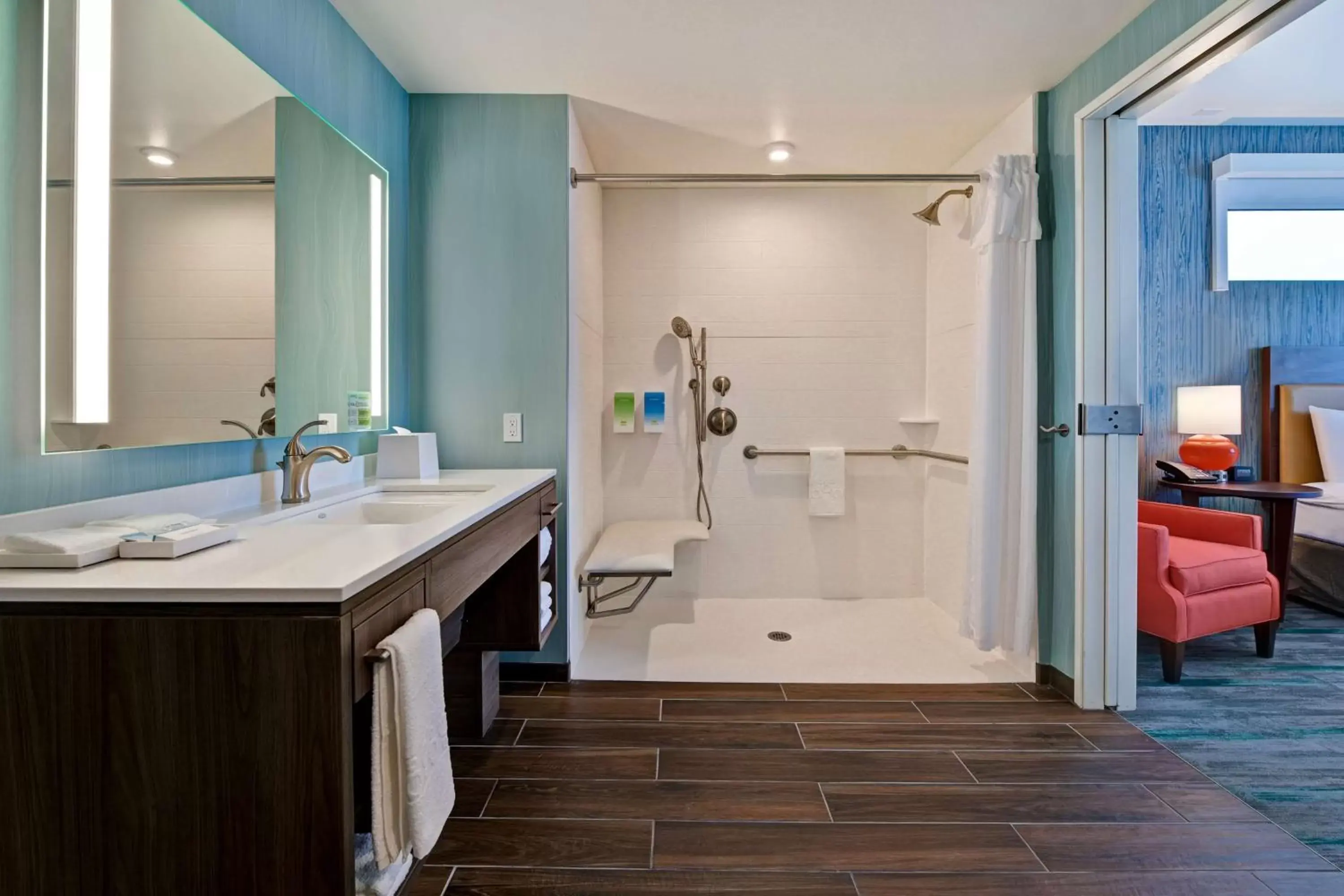 Bathroom in Home2 Suites By Hilton Atascadero, Ca