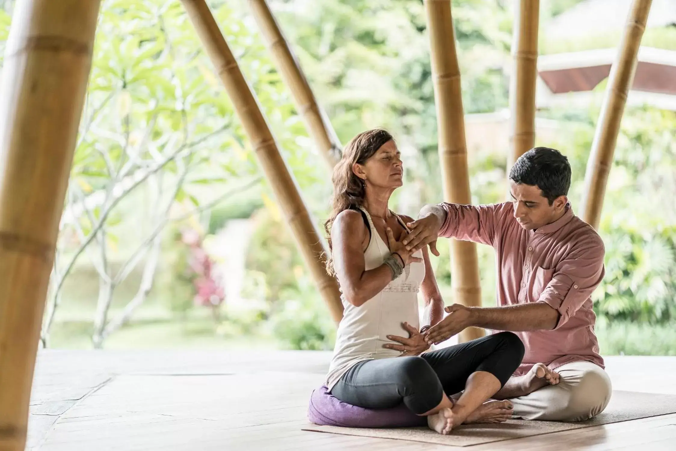 People in Four Seasons Resort Bali at Sayan