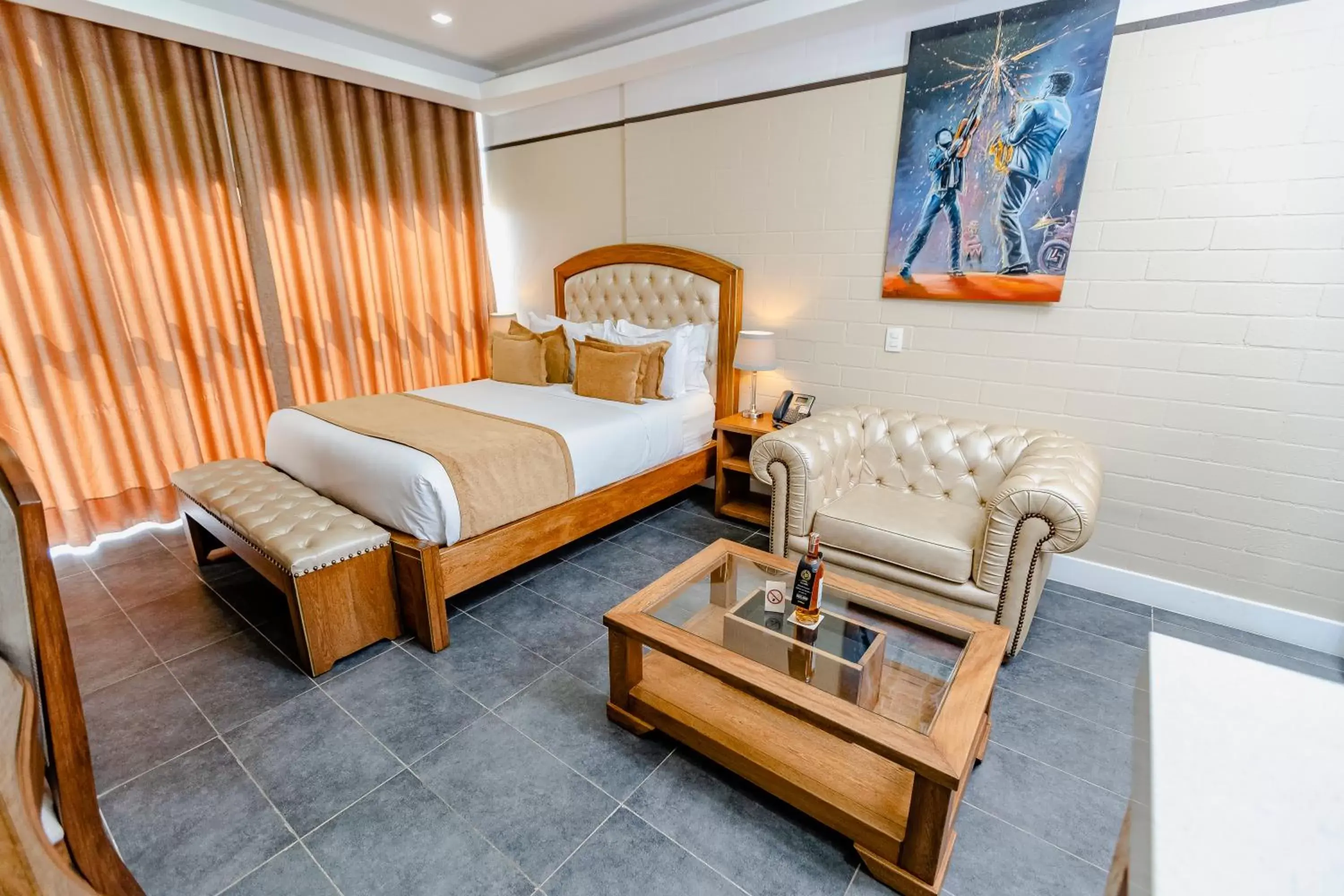 Bedroom in Hotel Du Parc