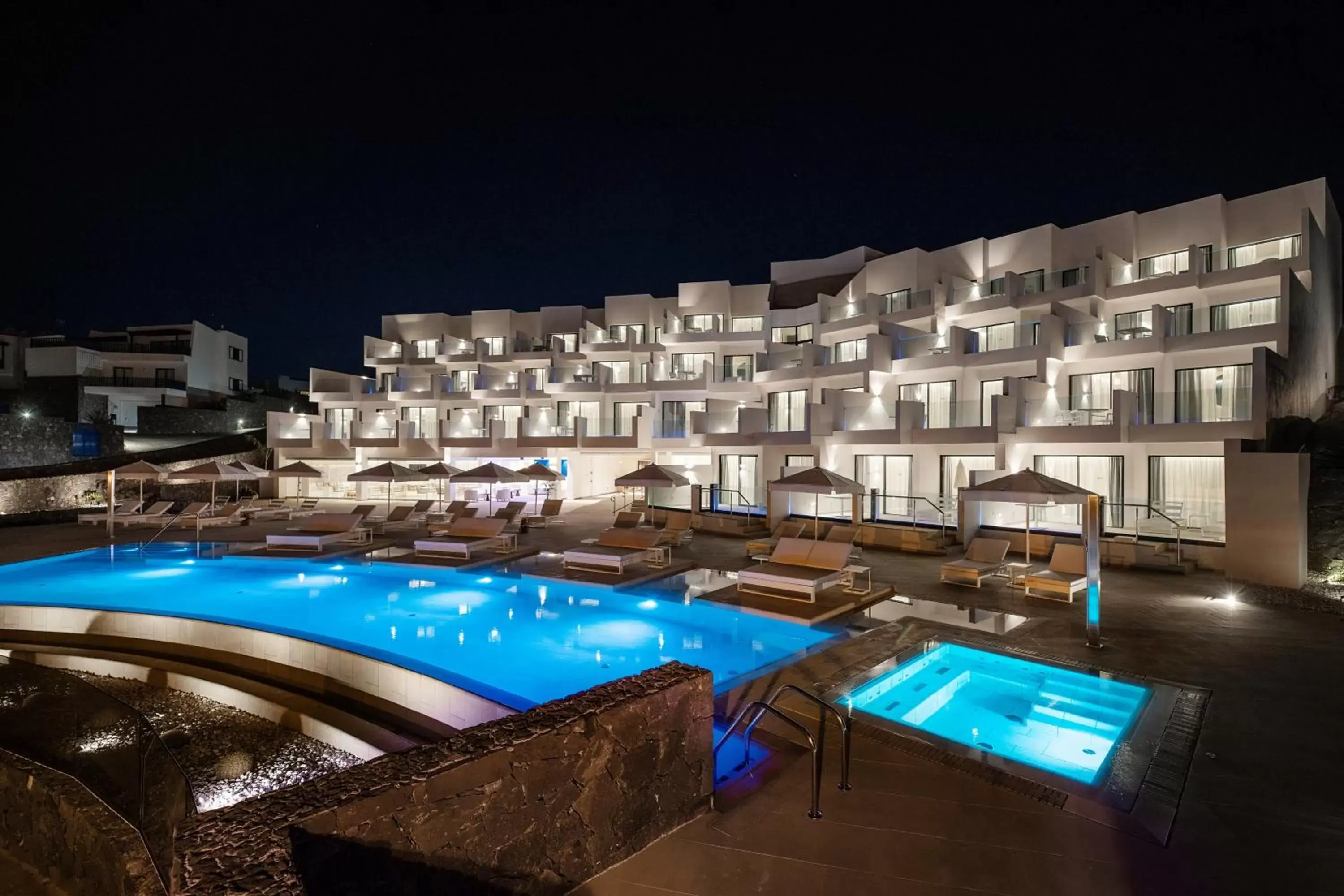 Night, Swimming Pool in Royal Marina Suites Boutique Hotel