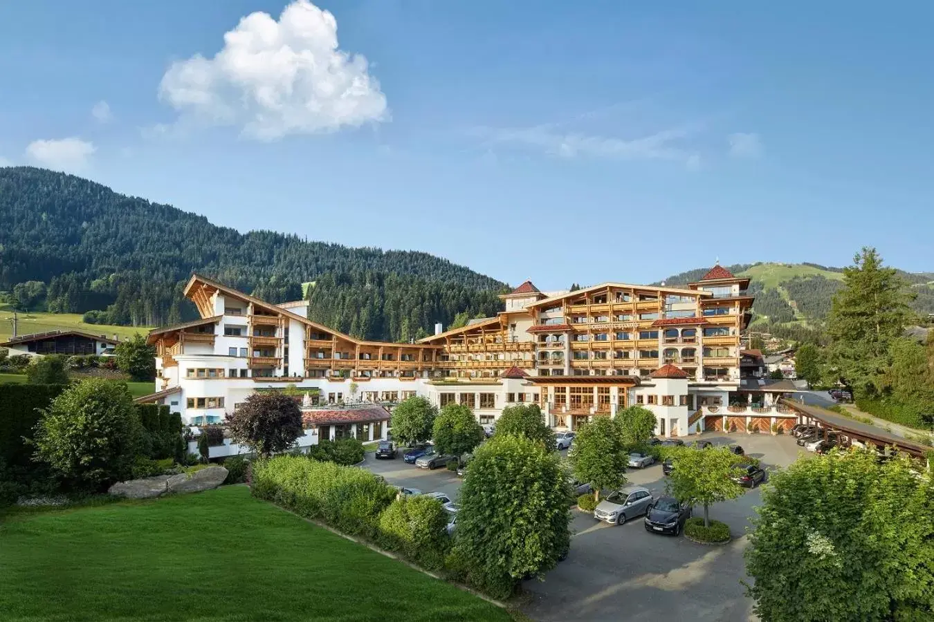 Facade/entrance, Property Building in Sporthotel Ellmau in Tirol